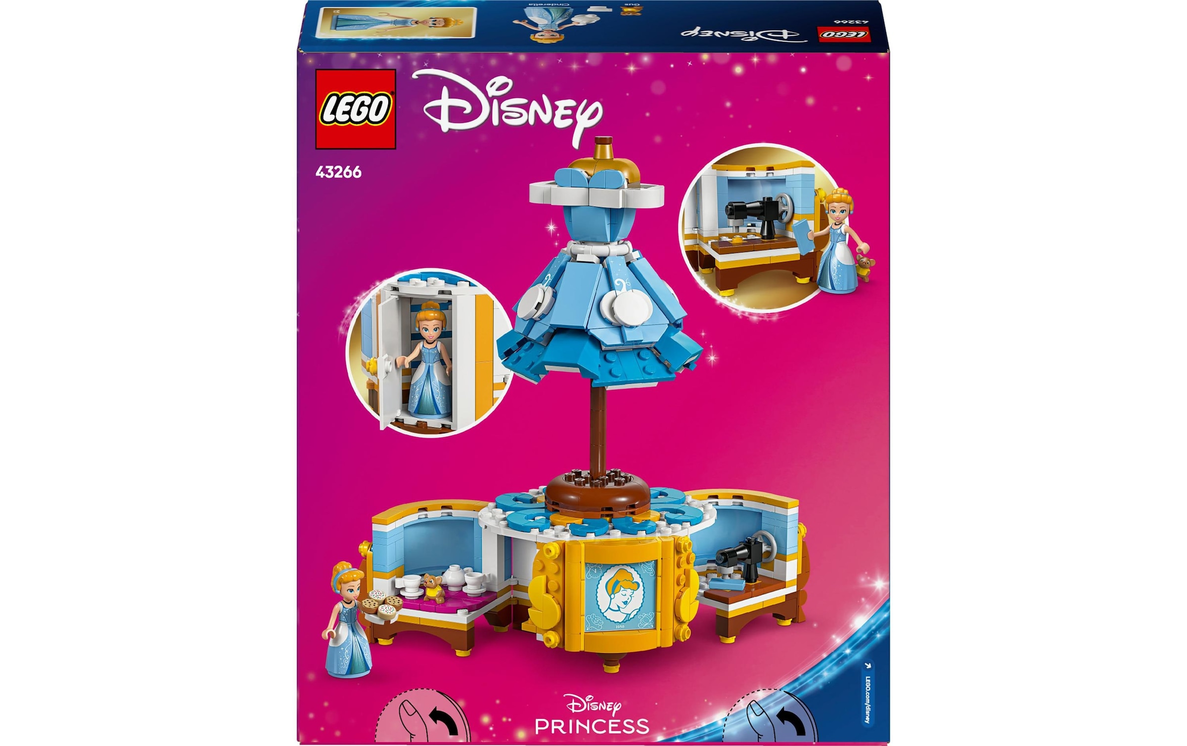 LEGO® Briques de jeu »Disney Princess Cinderellas Kleid 43266«