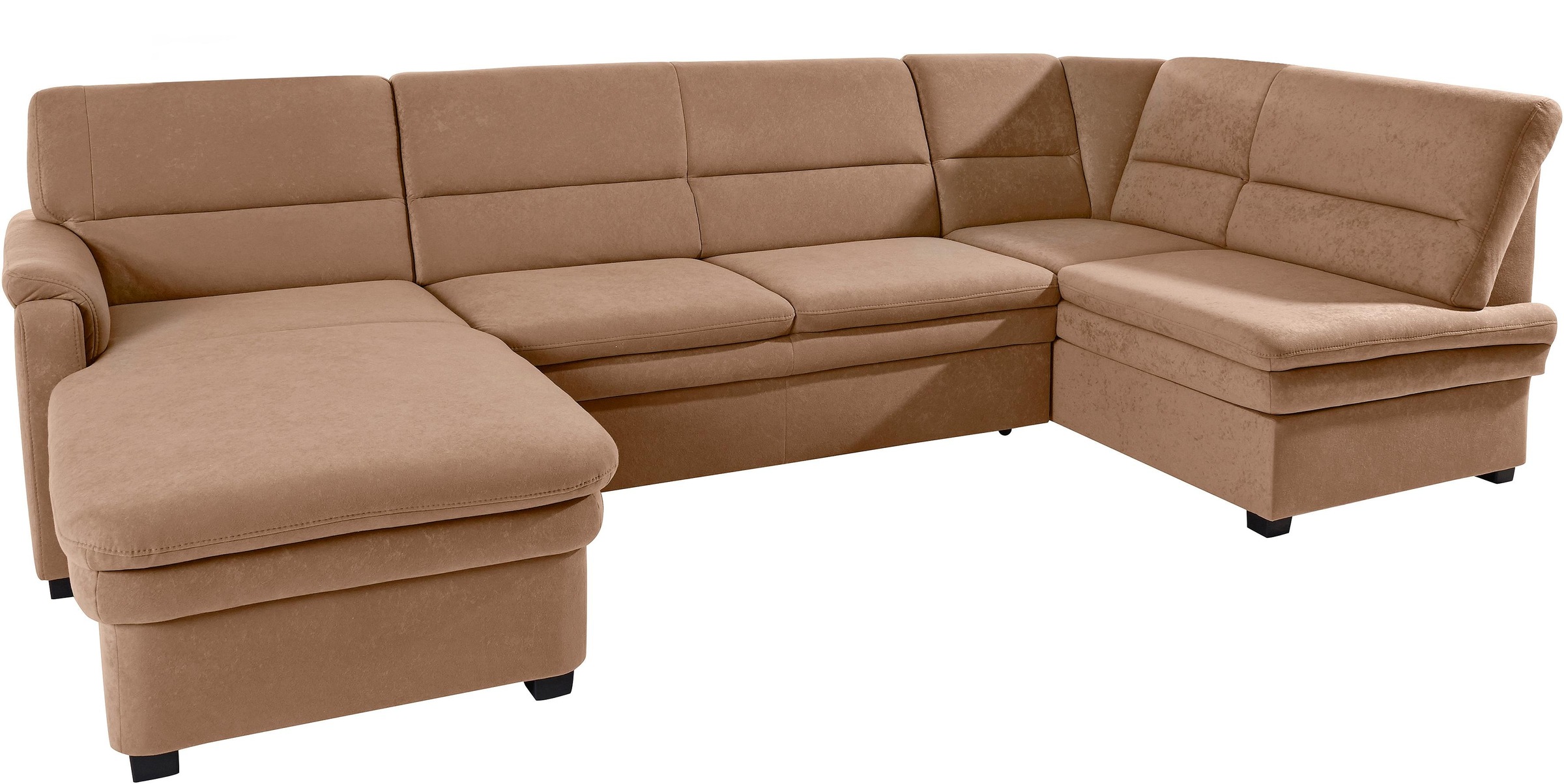 sit&more Wohnlandschaft »Pisa U-Form« mit Federkern, wahlweise mit Bettfunktion