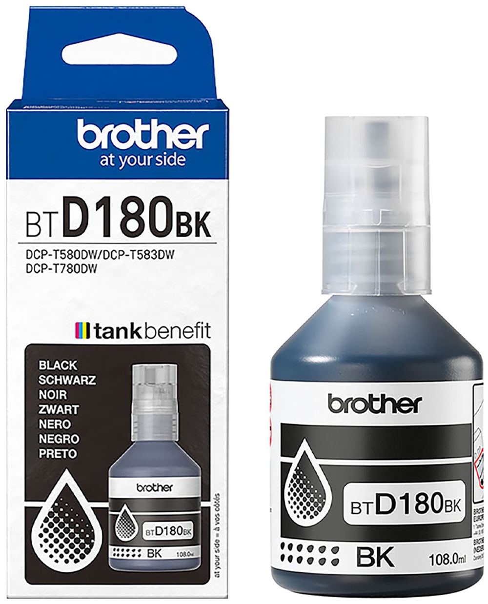 Brother Nachfülltinte »BTD180BK« für Brother
