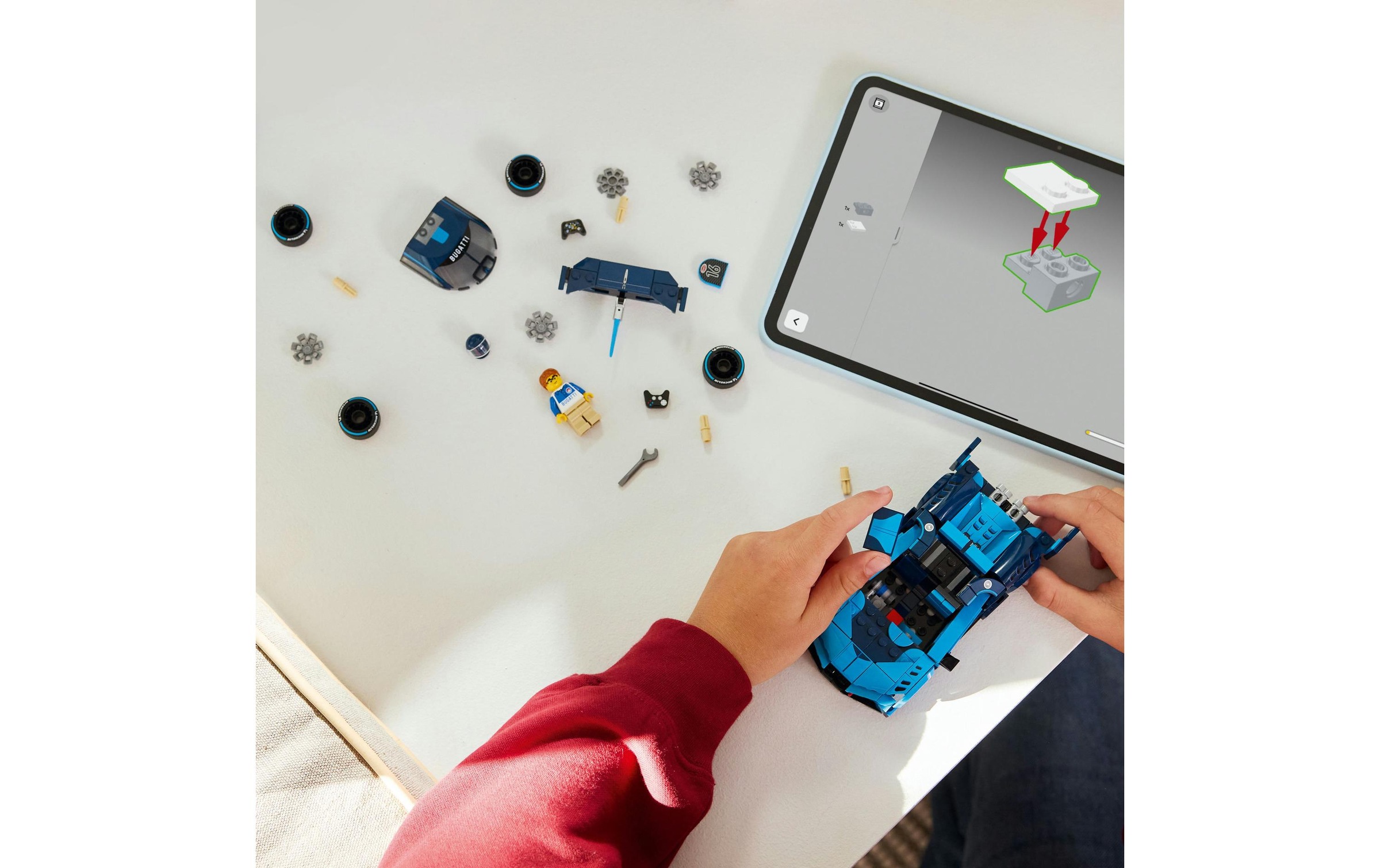   Pions de construction »Speed Champions Bugatti Vision GT Hypersportwagen 77253« Kategorie: Fahrzeug