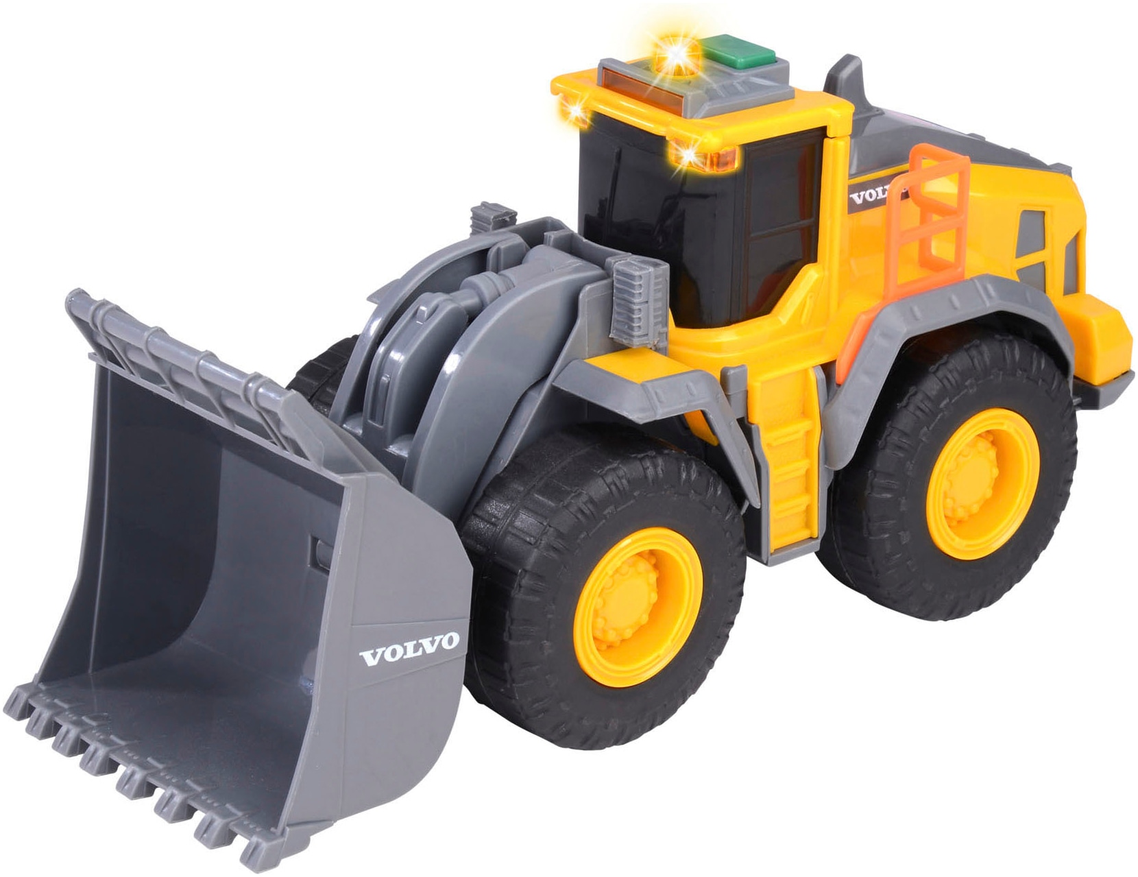 Dickie Toys Jouet chargeur à roues »Volvo Wheel Loader« mit Licht und Sound