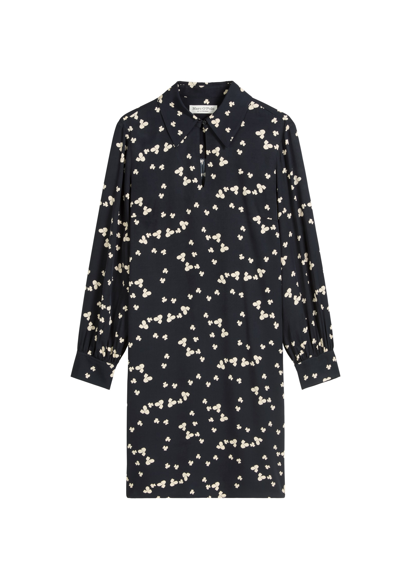 Marc O'Polo Robe chemisier mit Allover-Print, loose fit, ungefüttert