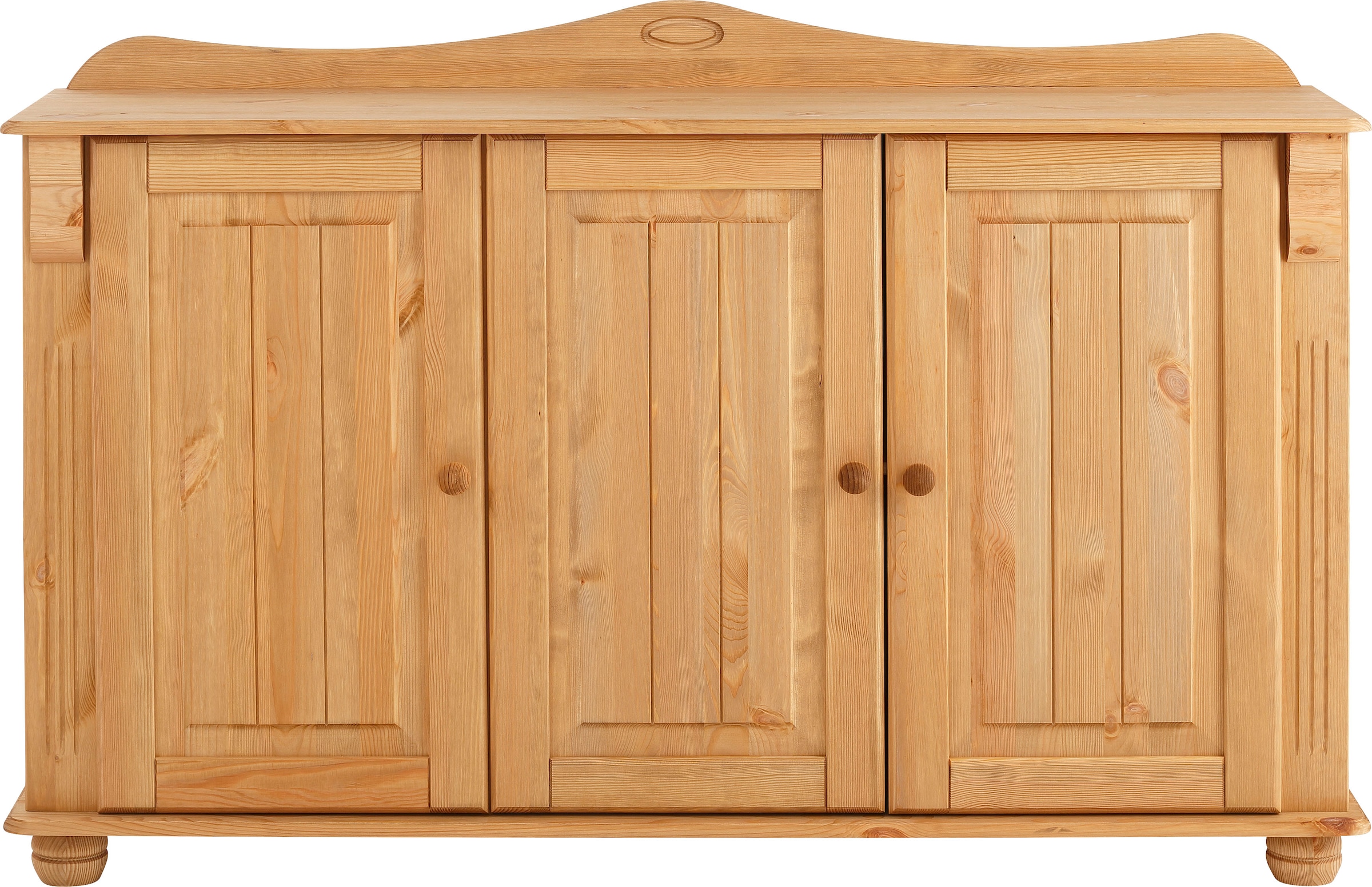 GOODproduct Sideboard »Adele« Kommode, 3-türig, Breite 130 cm, aus massiver Kiefer, FSC®