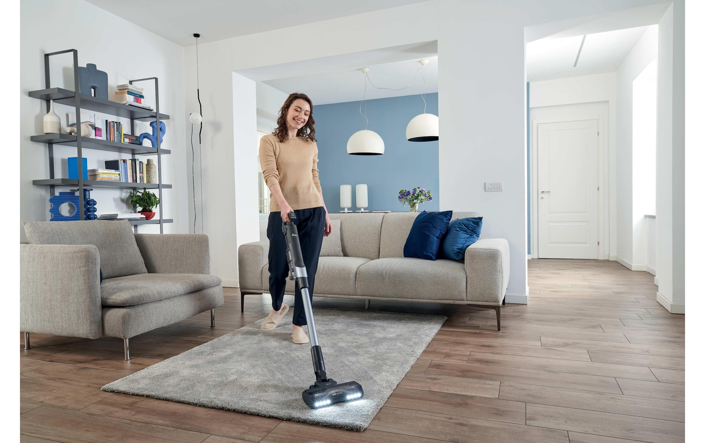 Hoover Akku-Hand-und Stielstaubsauger »HF210HP 11 Hf2« Ultraleichter Akku-Stabstaubsauger mit Ultra Compact X3-Technologie