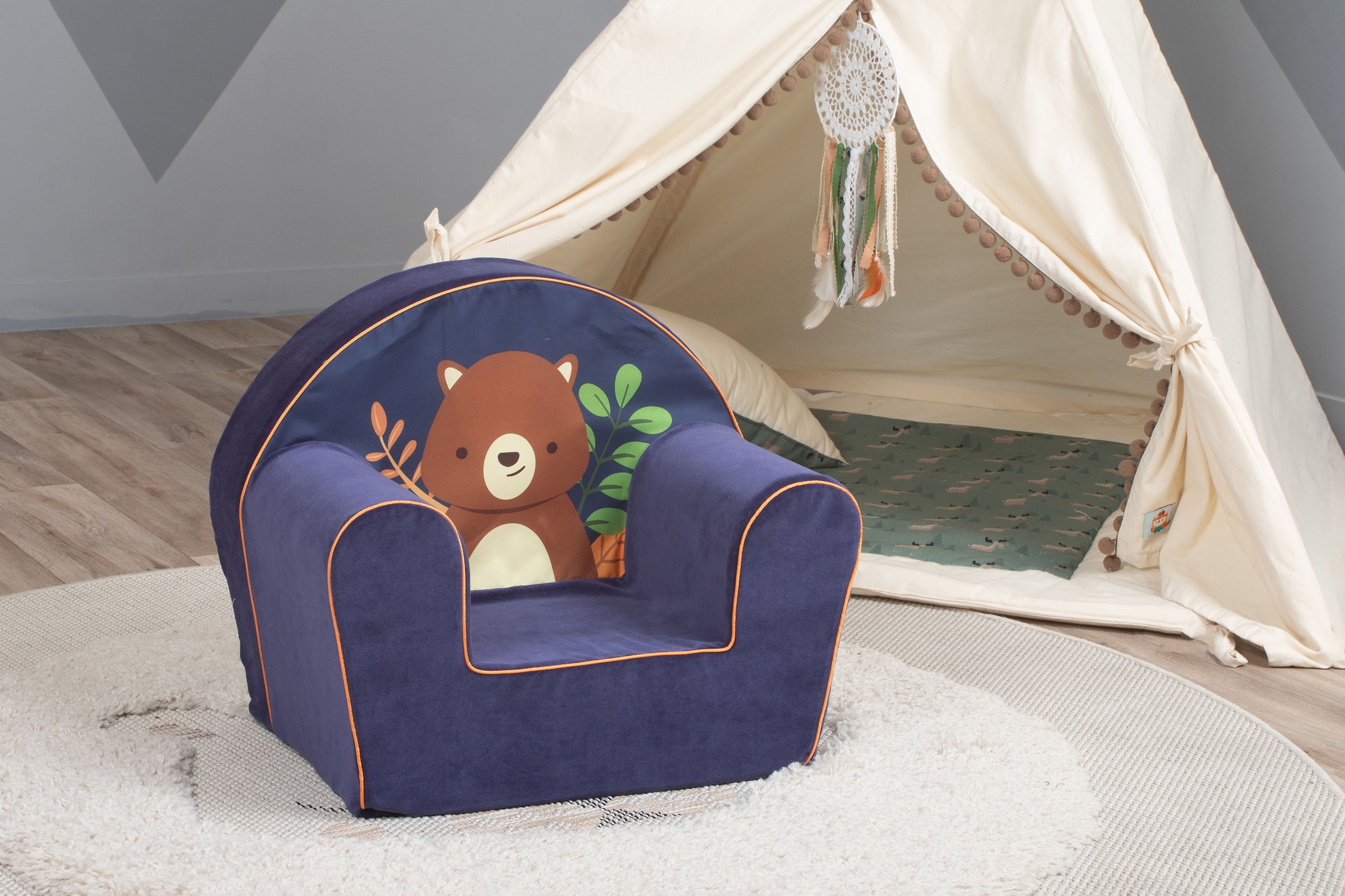 Knorrtoys® Fauteuil »Happy bear« für Kinder; Made in Europe