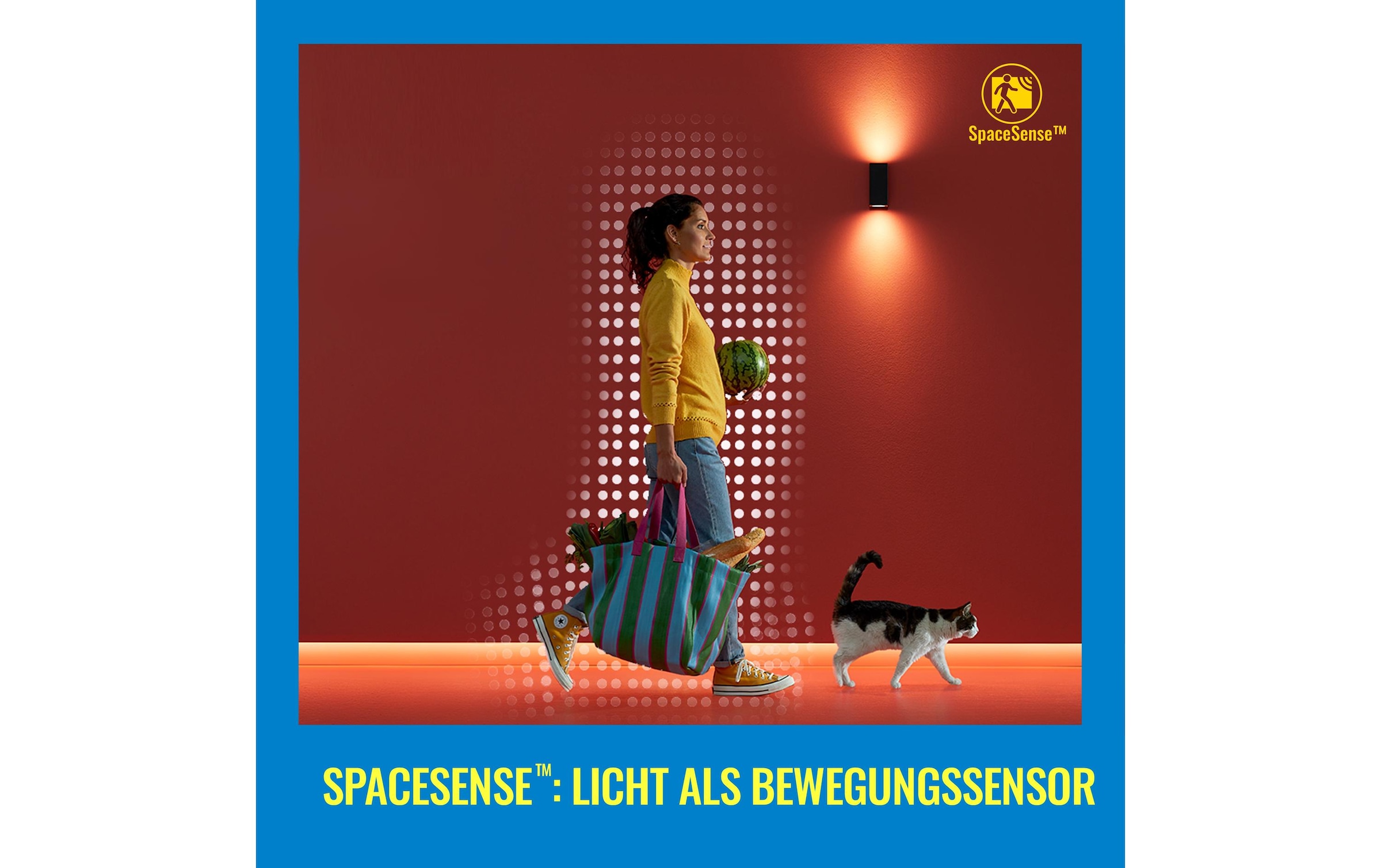 WiZ Lampe LED intelligente »Floor Light Tunable White & Color«