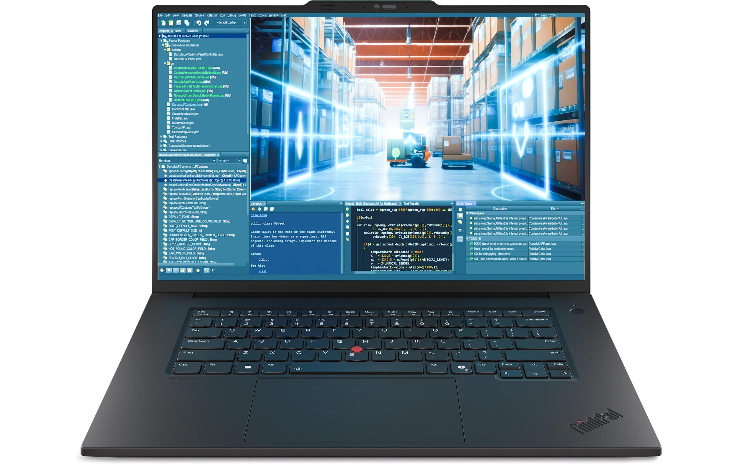 Lenovo Ordinateur portable »ThinkPad P1 Gen 8 (Intel)« / 16 ″ Intel Core Ultra 7 1.000 GB SSD