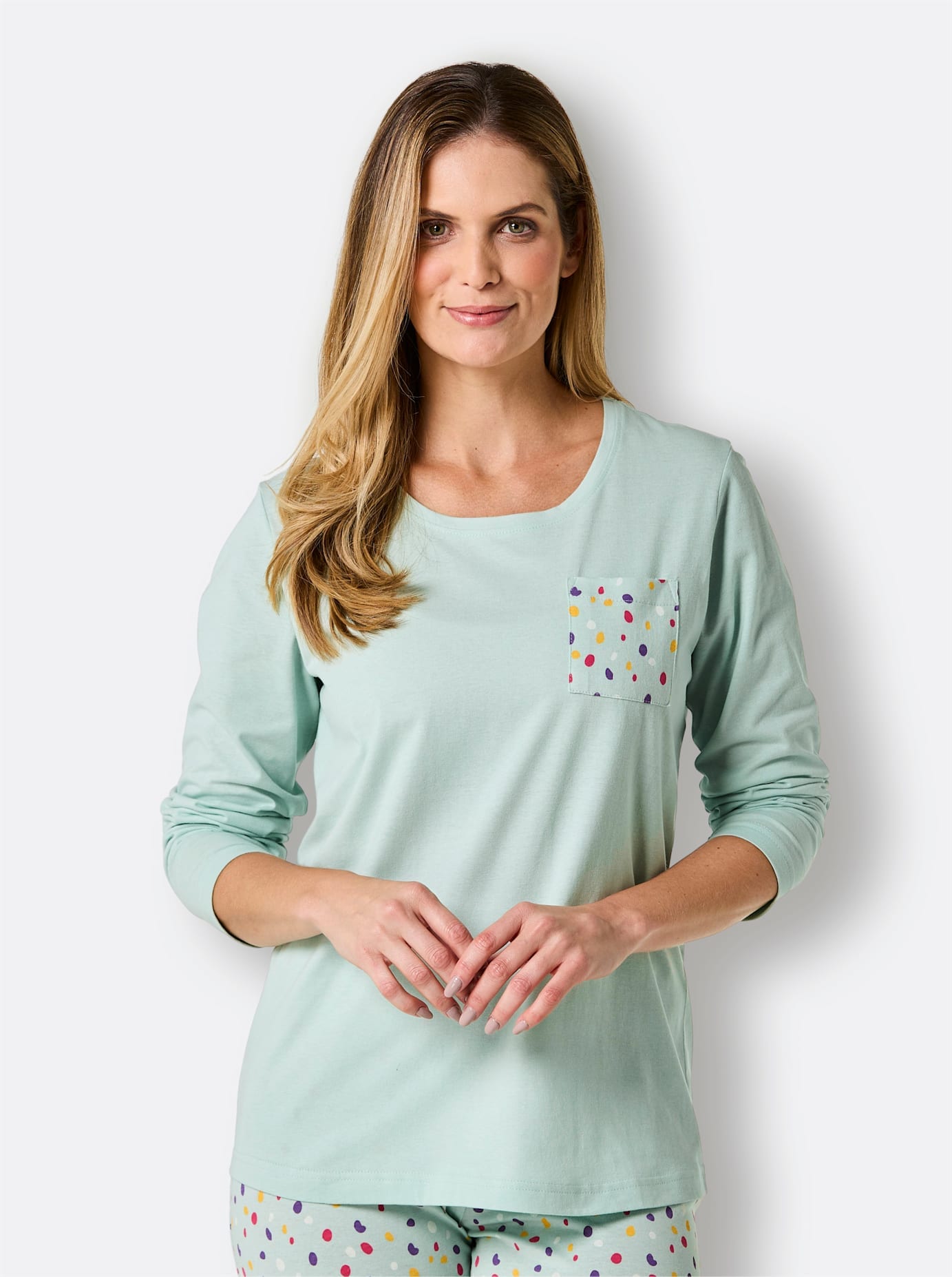 wäschepur Langarmshirt »Schlafanzug-Shirt« 1 Stk.