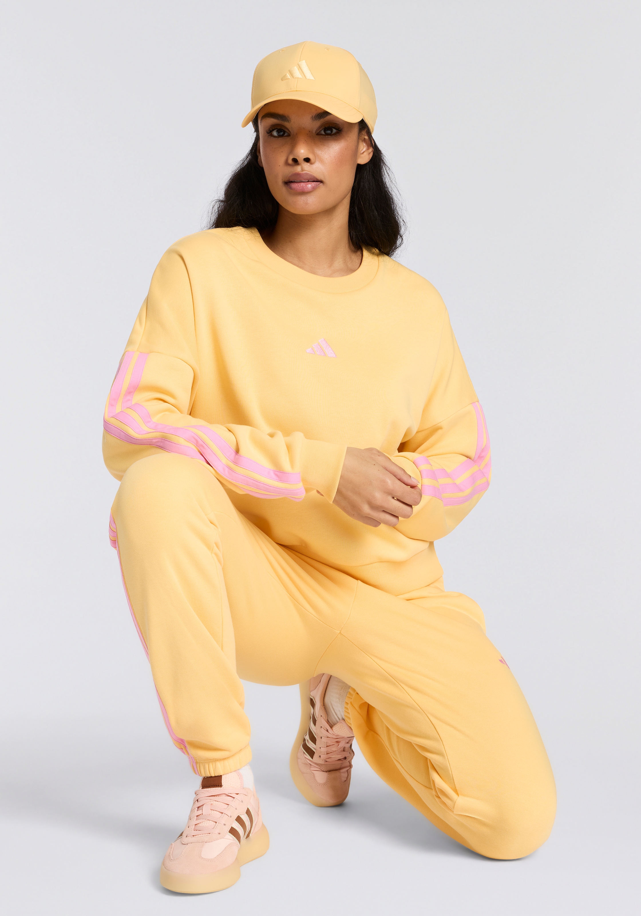 adidas Sportswear Sweatshirt »ESSENTIALS 3-STREIFEN FRENCH TERRY«
