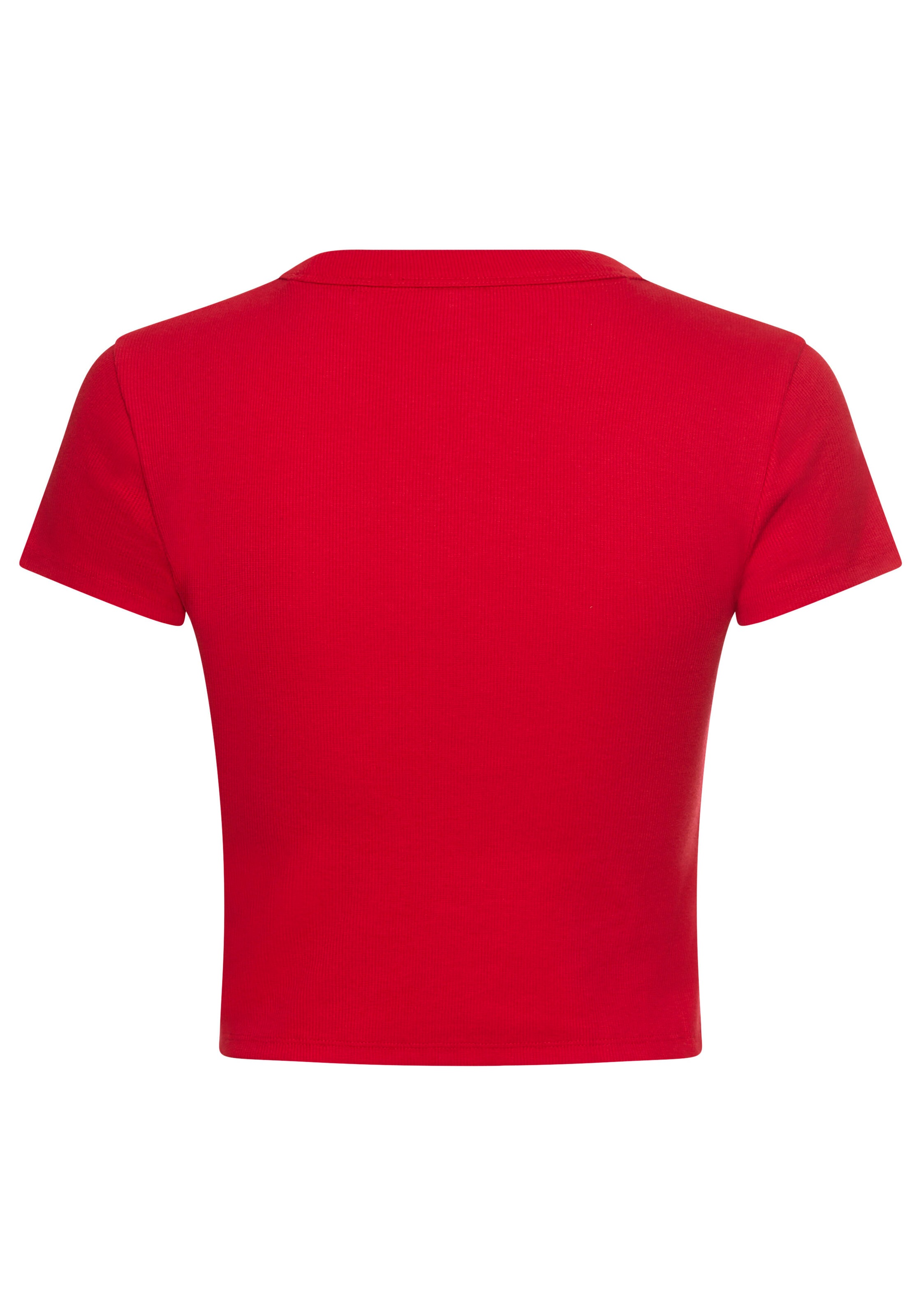 HUGO Blue T-Shirt »Baby Tee« in verkürzter Länge