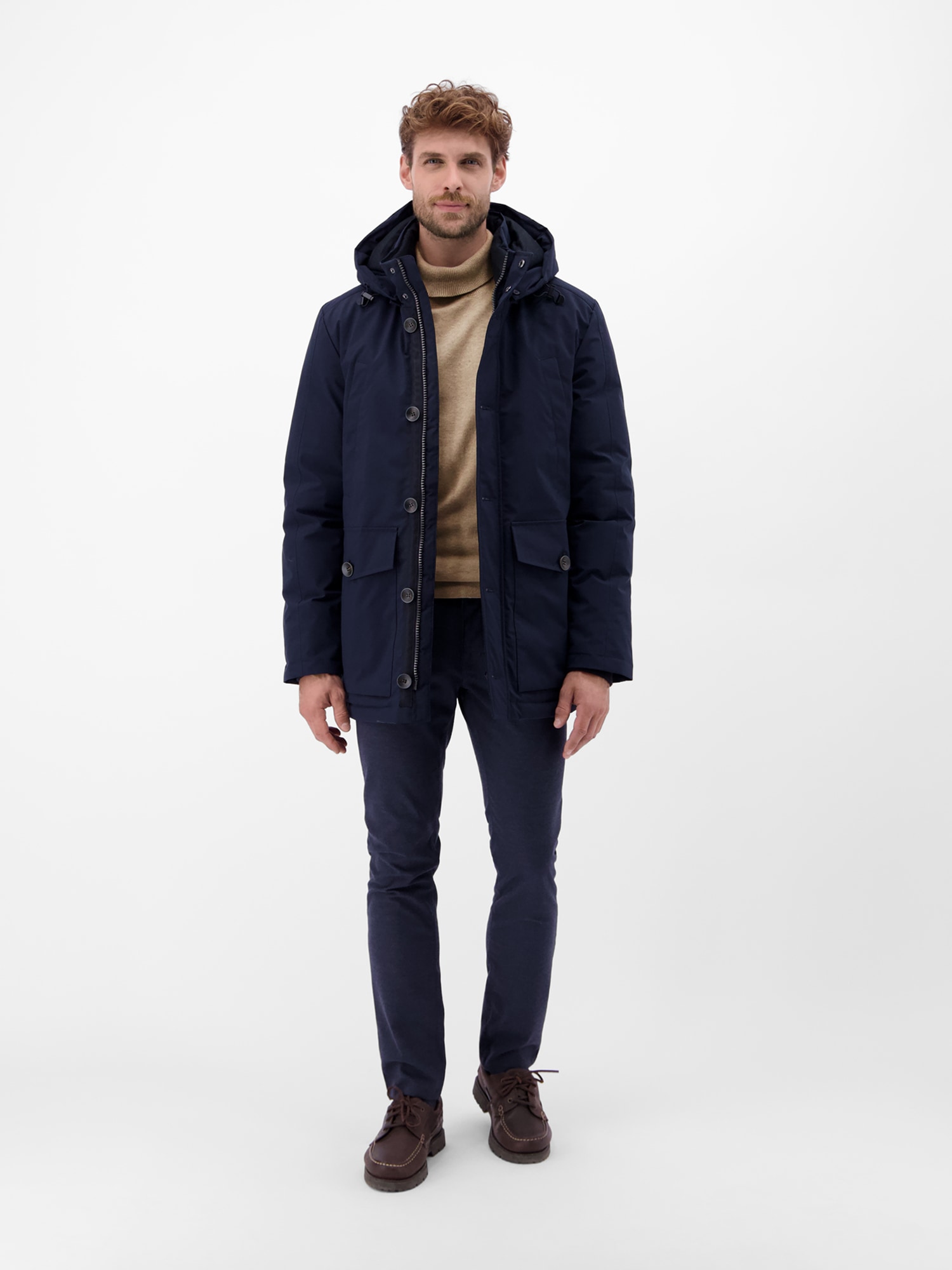 LERROS Pull à col roulé »Herren Rollkragen-Strickpullover«