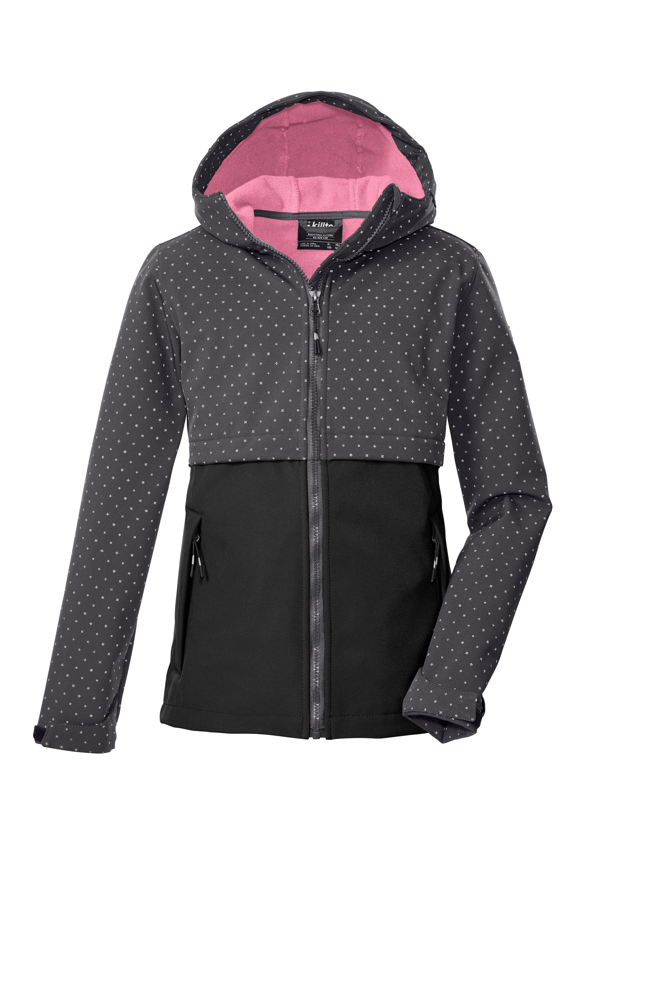 Killtec Veste softshell »KOW 227 GRLS SFTSHLL JCKT« Übergangsjacke für Jugendliche, mit reflektierenden Elementen