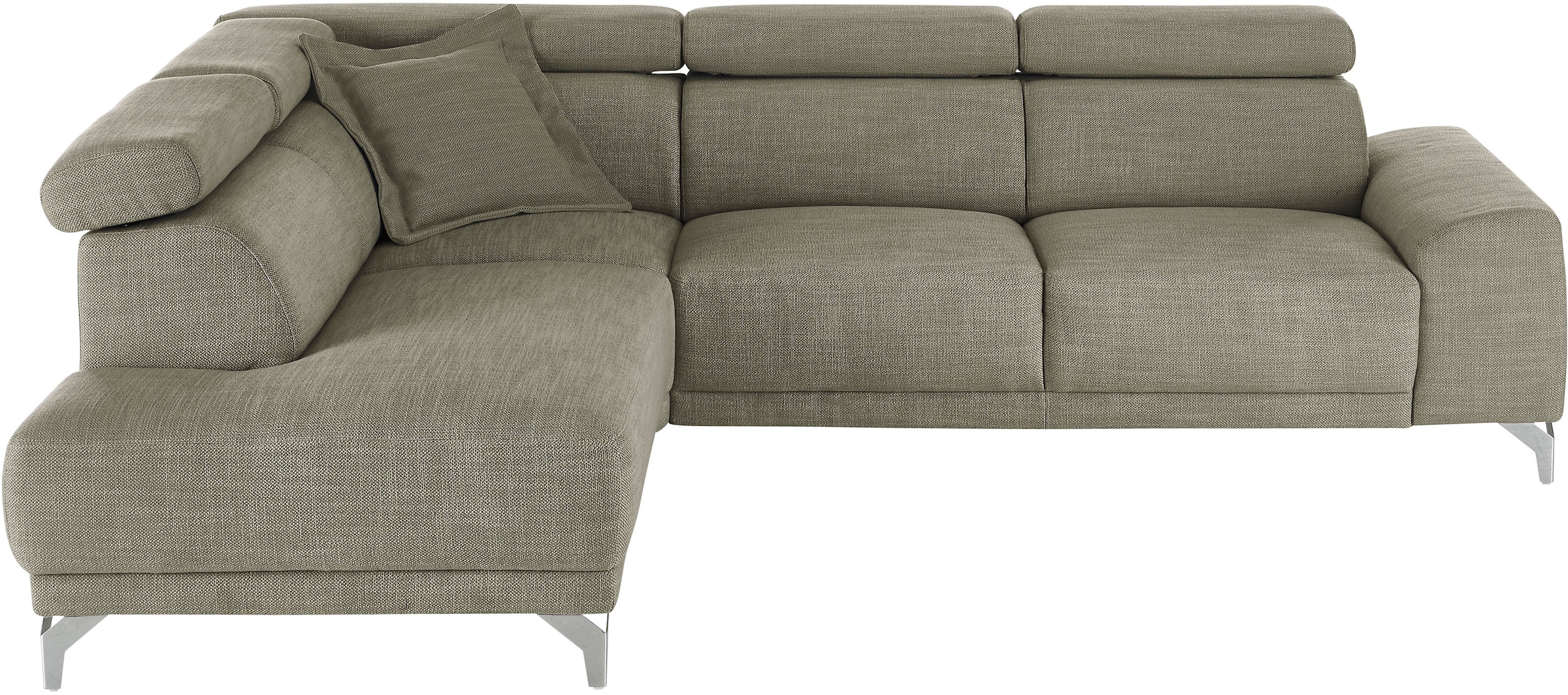 3C Candy Canapé d'angle »Greve Sofa immer mit manuelle Kopfteilverstellungen, modern, elegant« au choix avec avance de siège motorisée, confortable et intemporel, forme en L