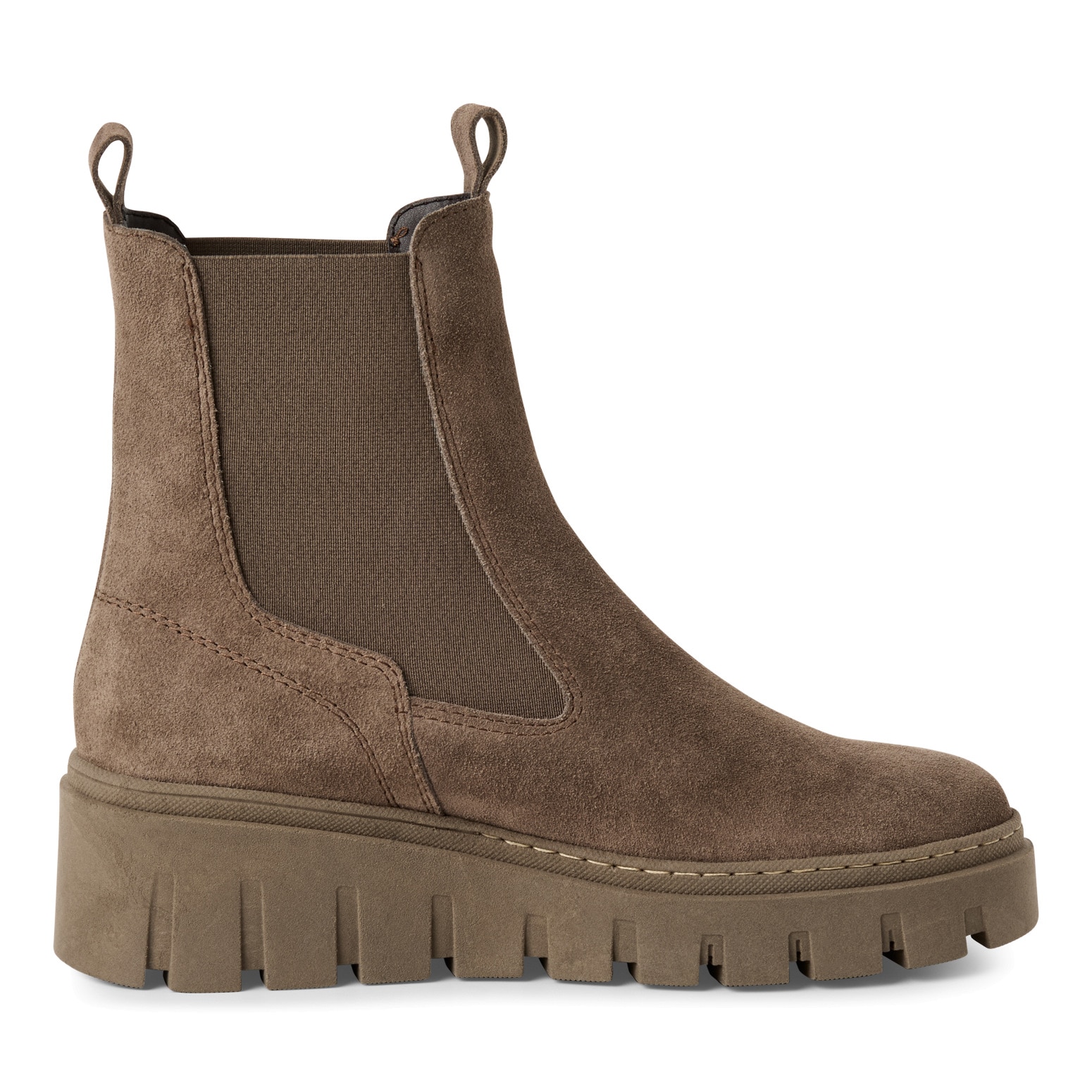 Tamaris Bottines chelsea  en viscose, coupe ample, jambe large, style décontracté