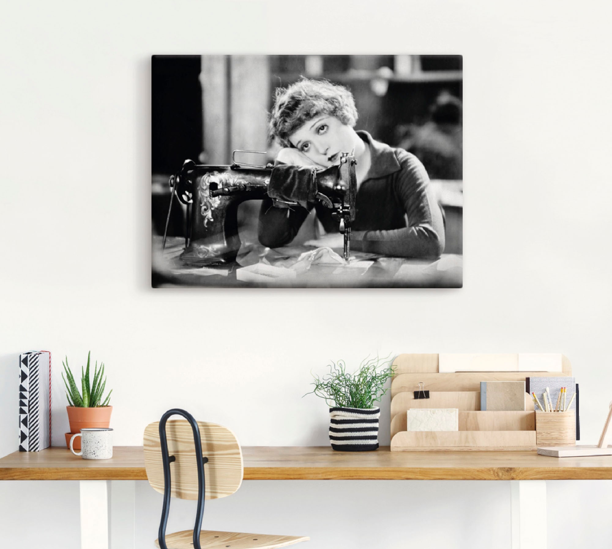 Artland Leinwandbild »Nähen« Film 1 Stk. tlg. auf Holzrahmen gespannt