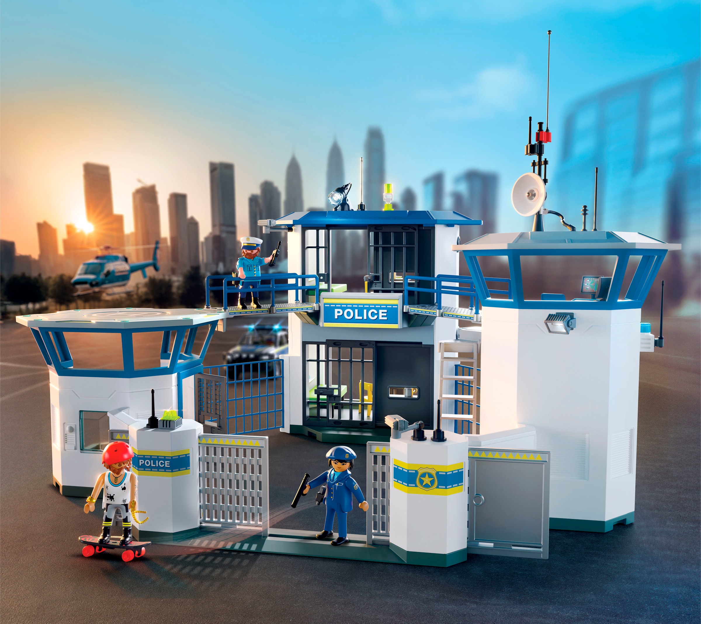 Playmobil® Konstruktions-Spielset »Polizei-Kommandozentrale (71873), Action Heroes« Made in Europe