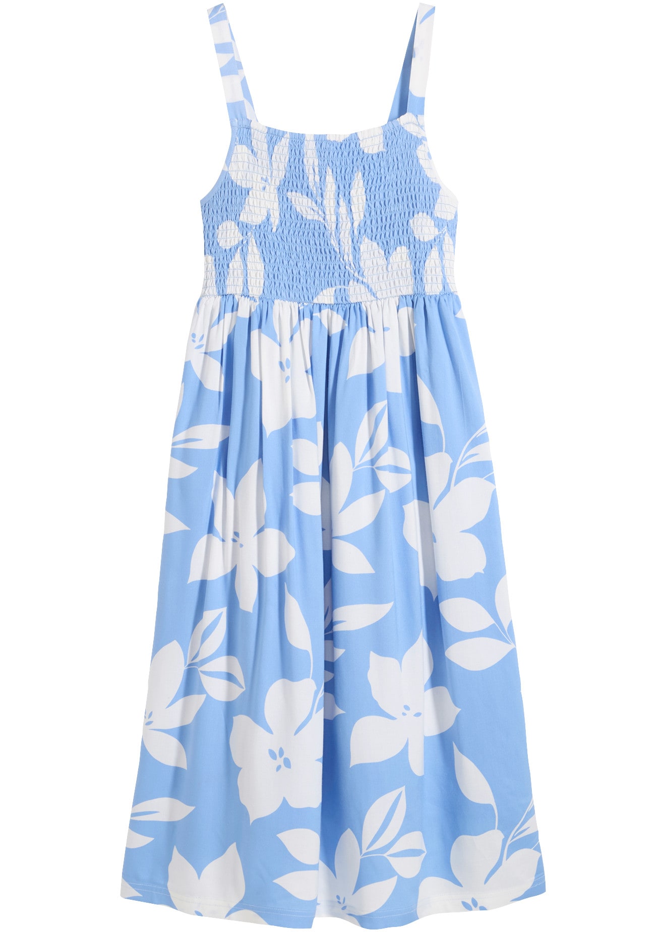 bonprix Robe midi longueur genou, avec imprimé mignon, en tissu viscose doux