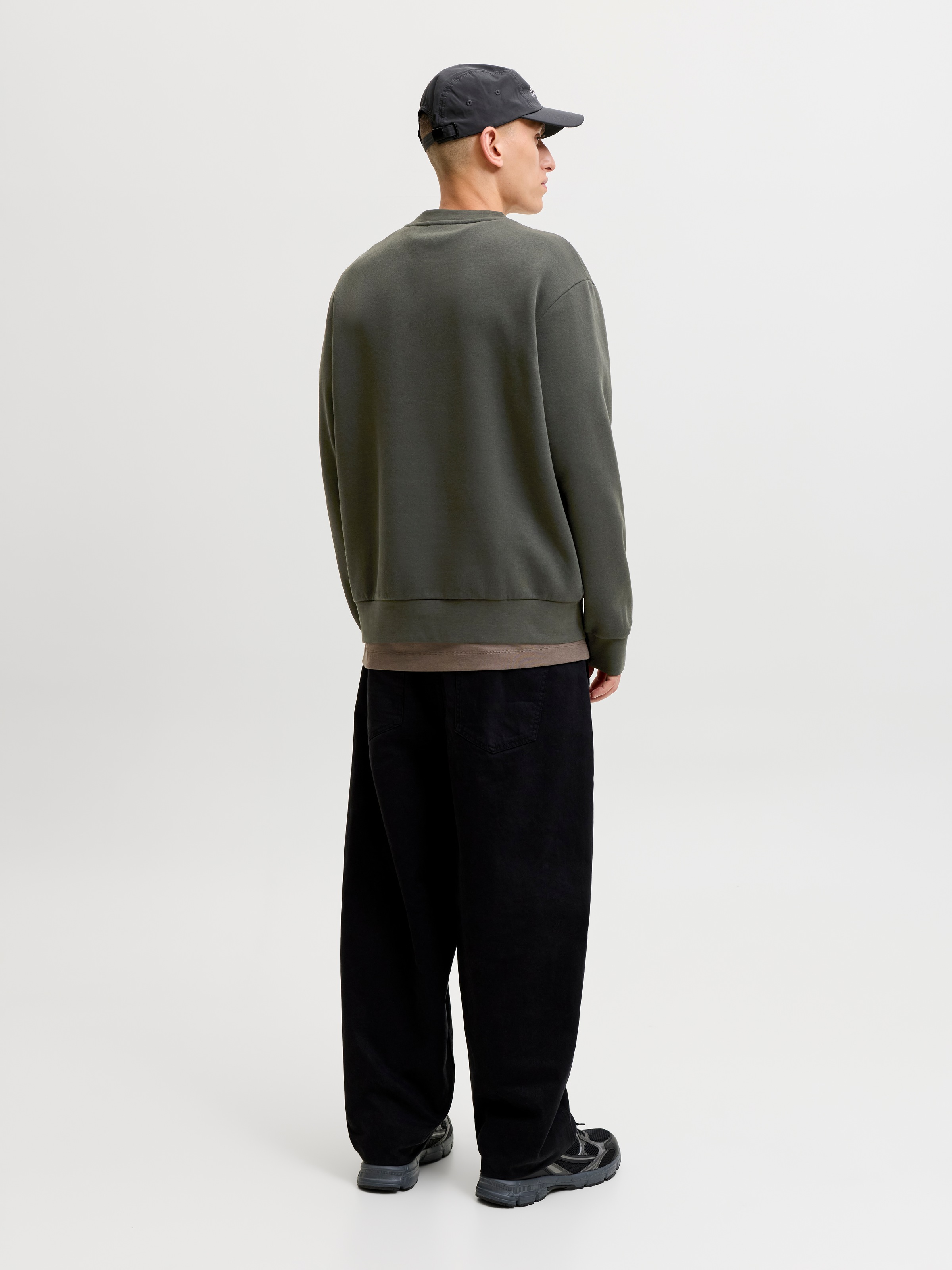 Jack & Jones »JCOCLUB BRANDING SWEAT CREW NECK«, Baumwollmischung, regular fit
