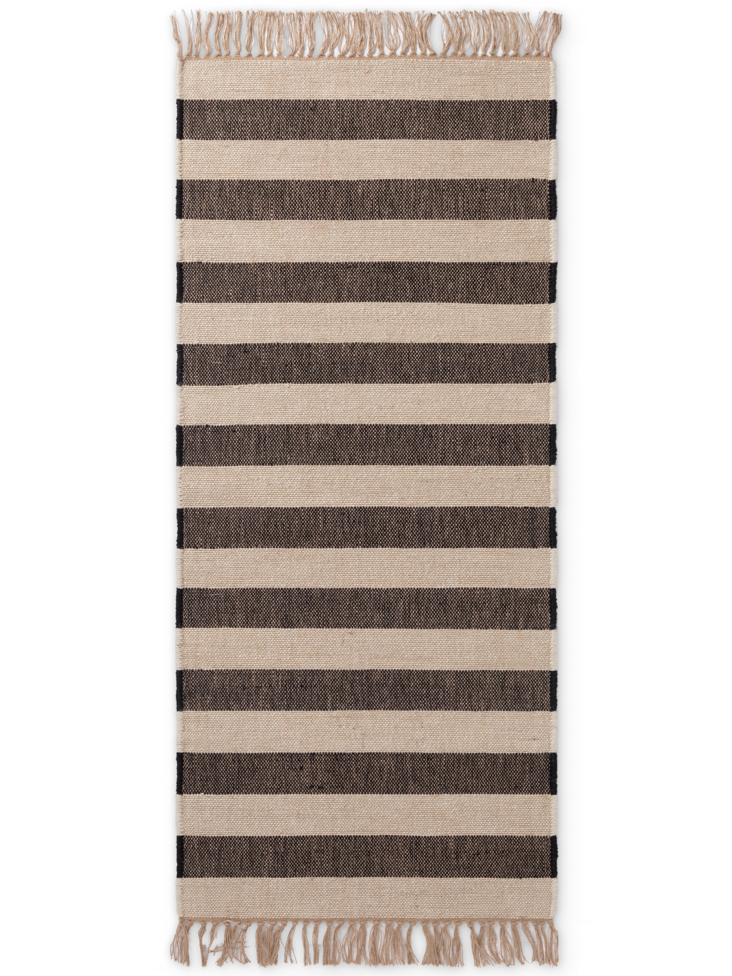 HANSE Home Tapis »Playa« Rectangulaire 6 mm Höhe Jute, Handgemacht, Naturteppich, Wohnzimmer, Läufer, Fransen