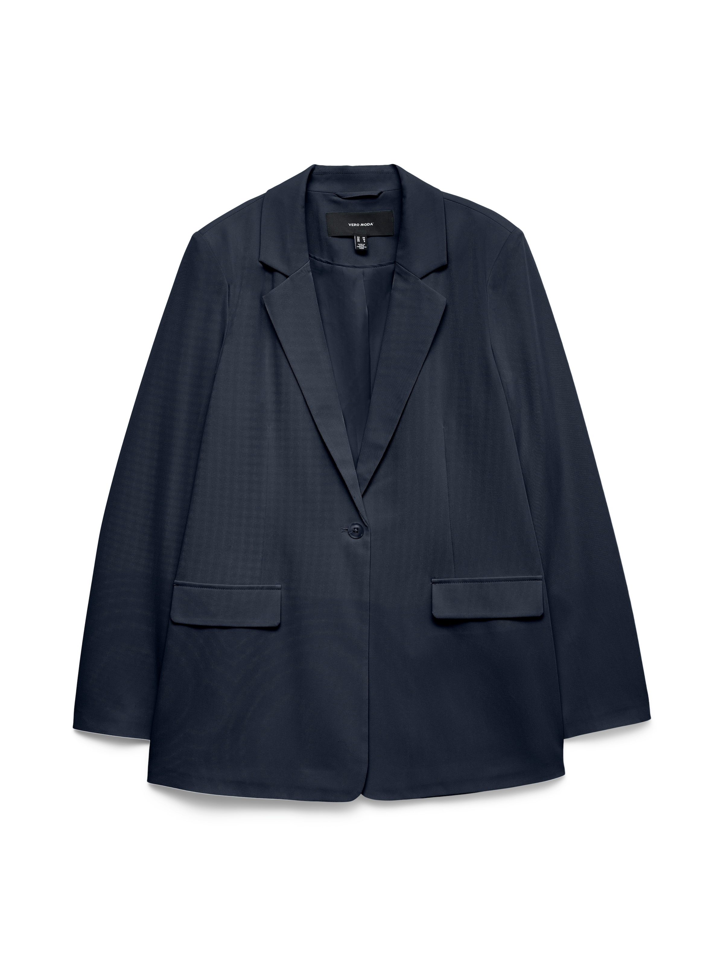 Vero Moda Blazer long »VMZELDA LS LOOSE BLAZER NOOS« lässige Form, 1-Knopf Verschluss