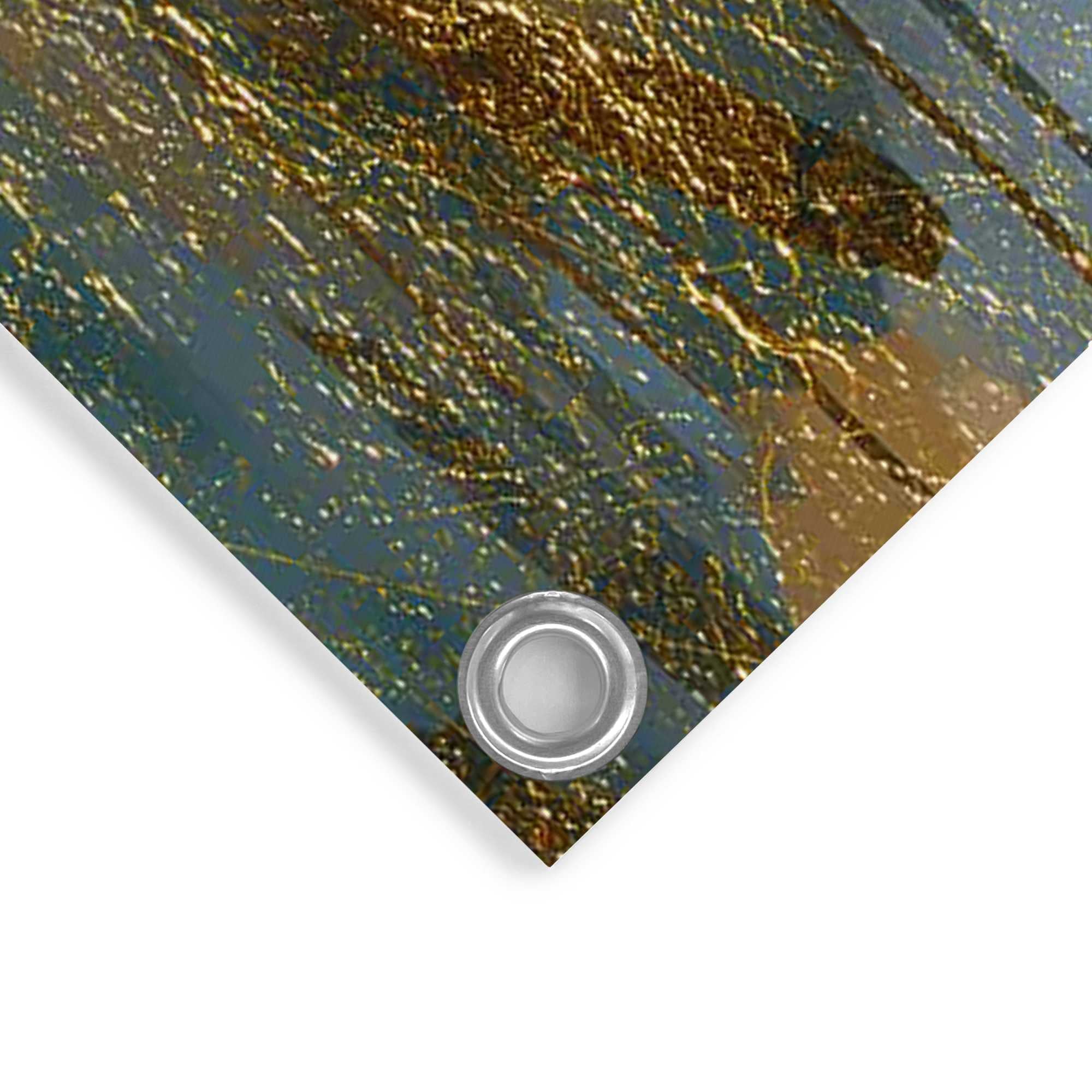 Reinders! Poster »Gold Cat« Garten - Dschungel - Blumen - Grün - Leinwand - Tiere - 60x80 cm