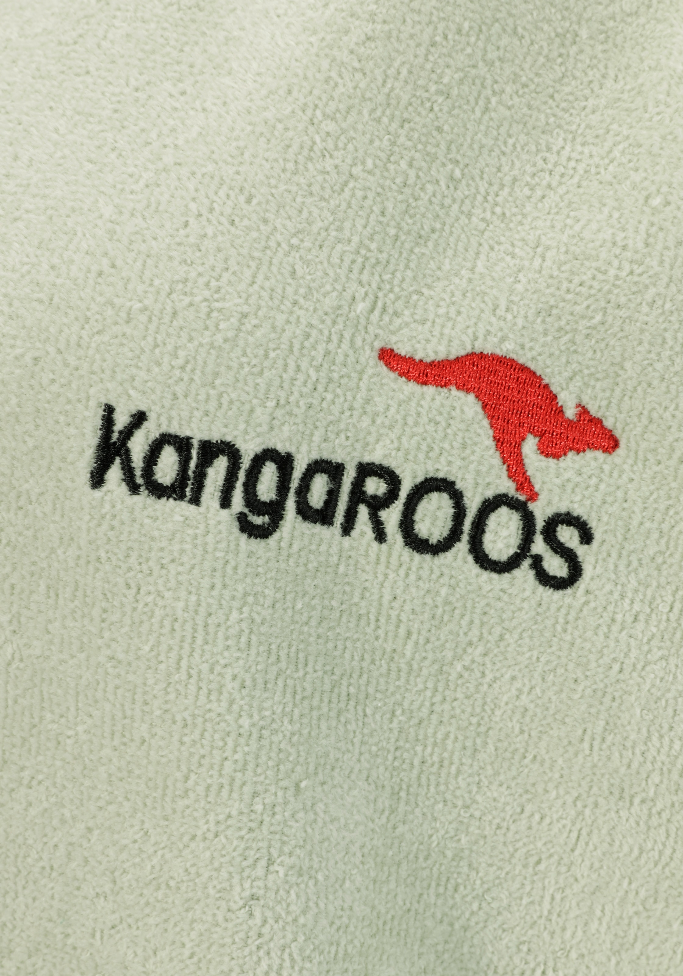 KangaROOS Badeponcho »Summer, ideal für Sauna, Spa & im Urlaub, Damen & Herren« 1 Stk. Surfponcho, mit Bauchtasche, 100% Baumwolle, Frottee