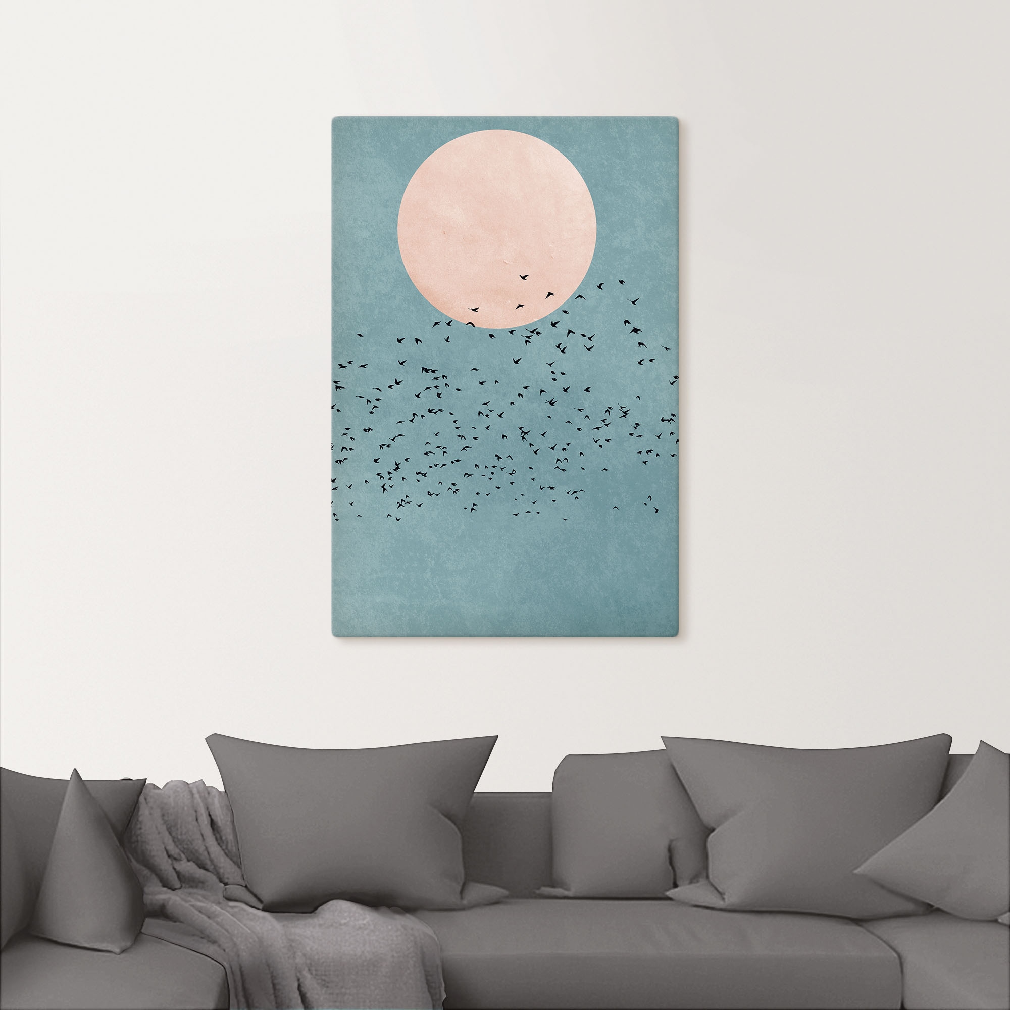 Artland Leinwandbild »Wegfliegen« Himmelsbilder 1 Stk. tlg. auf Holzrahmen gespannt