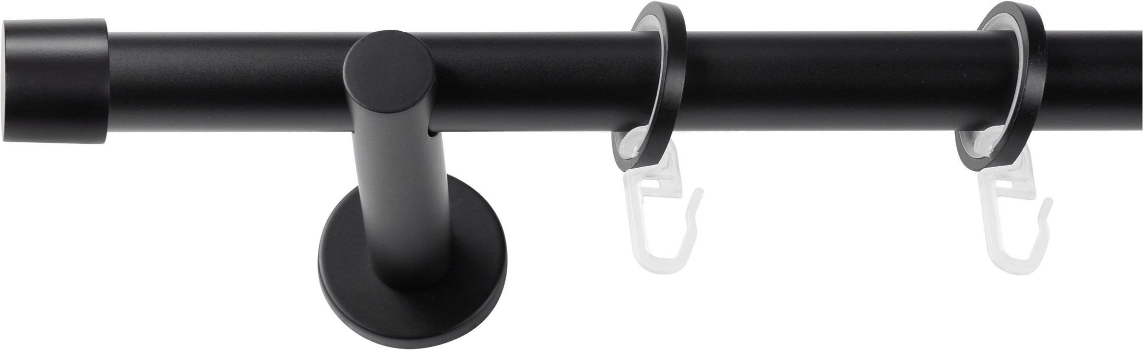 SN DECO GROUP Tringle à rideaux Ø 19 mm 1 course-läufig Fixmass;kürzbar