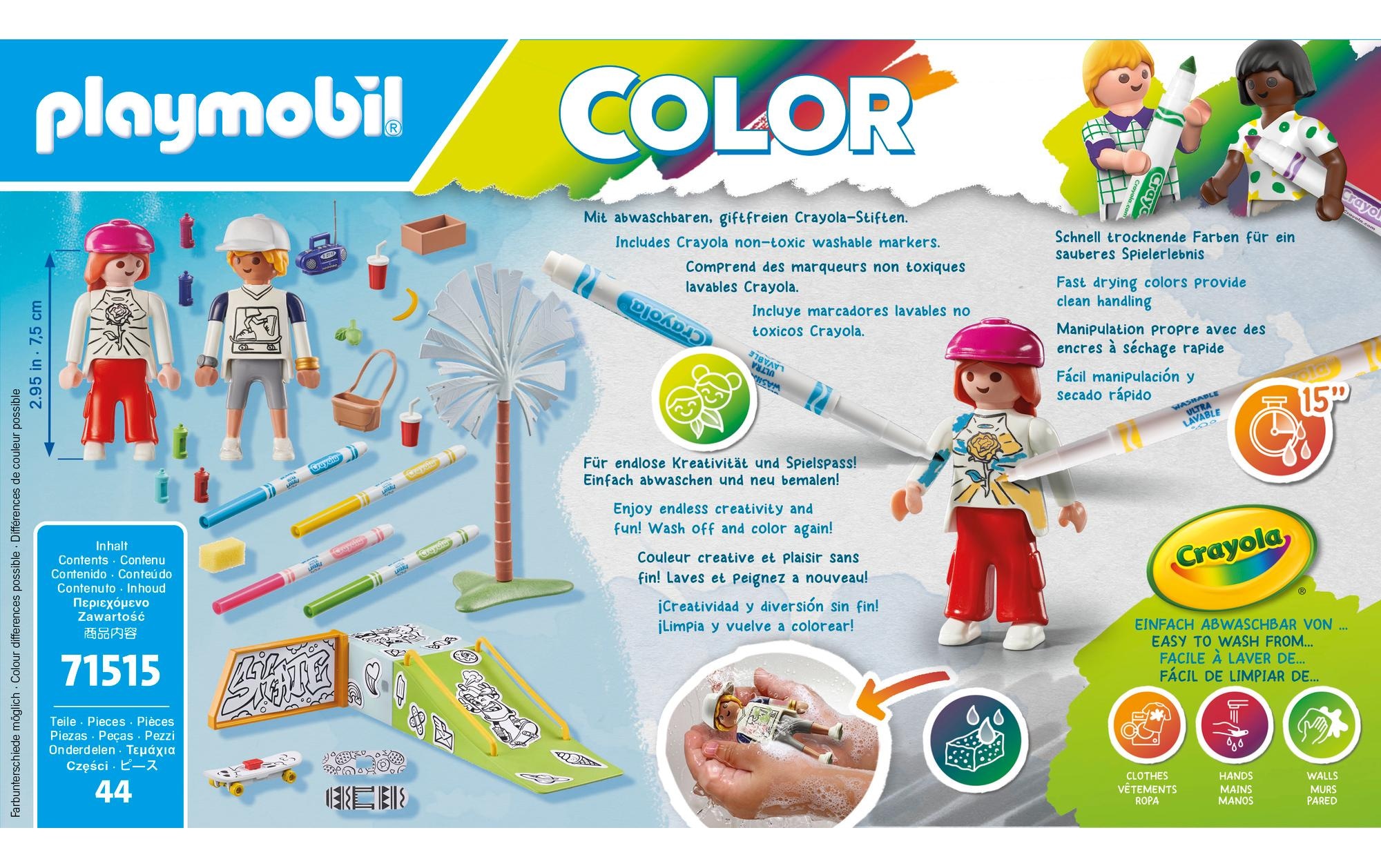 Playmobil® Spielbausteine »Color Skatepark 71515«