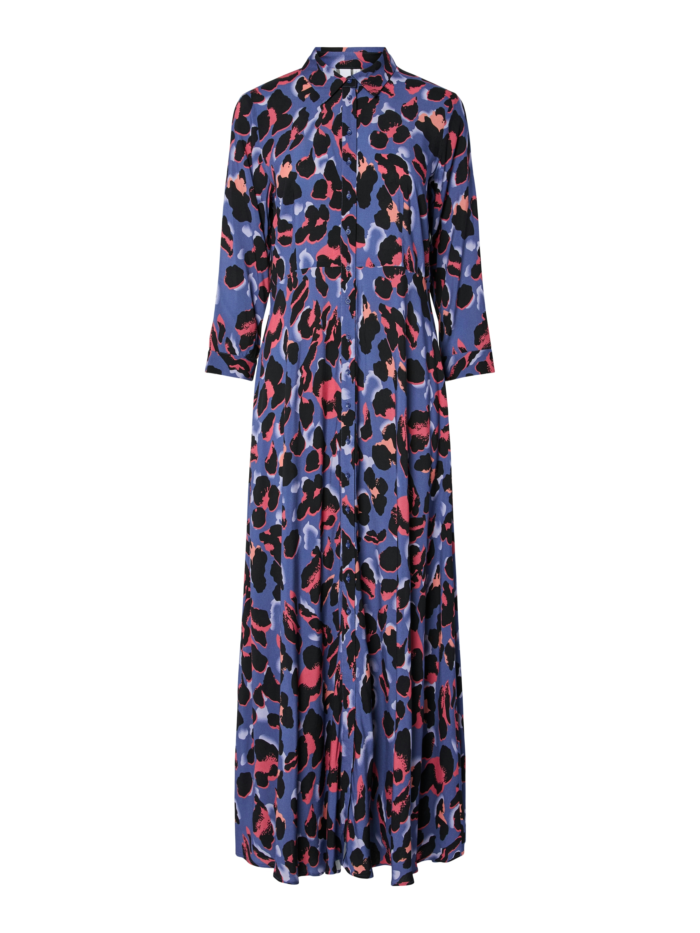 Y.A.S Hemdblusenkleid »YASSAVANNA LONG SHIRT DRESS« Sommerkleid, mit 3/4 Ärmel