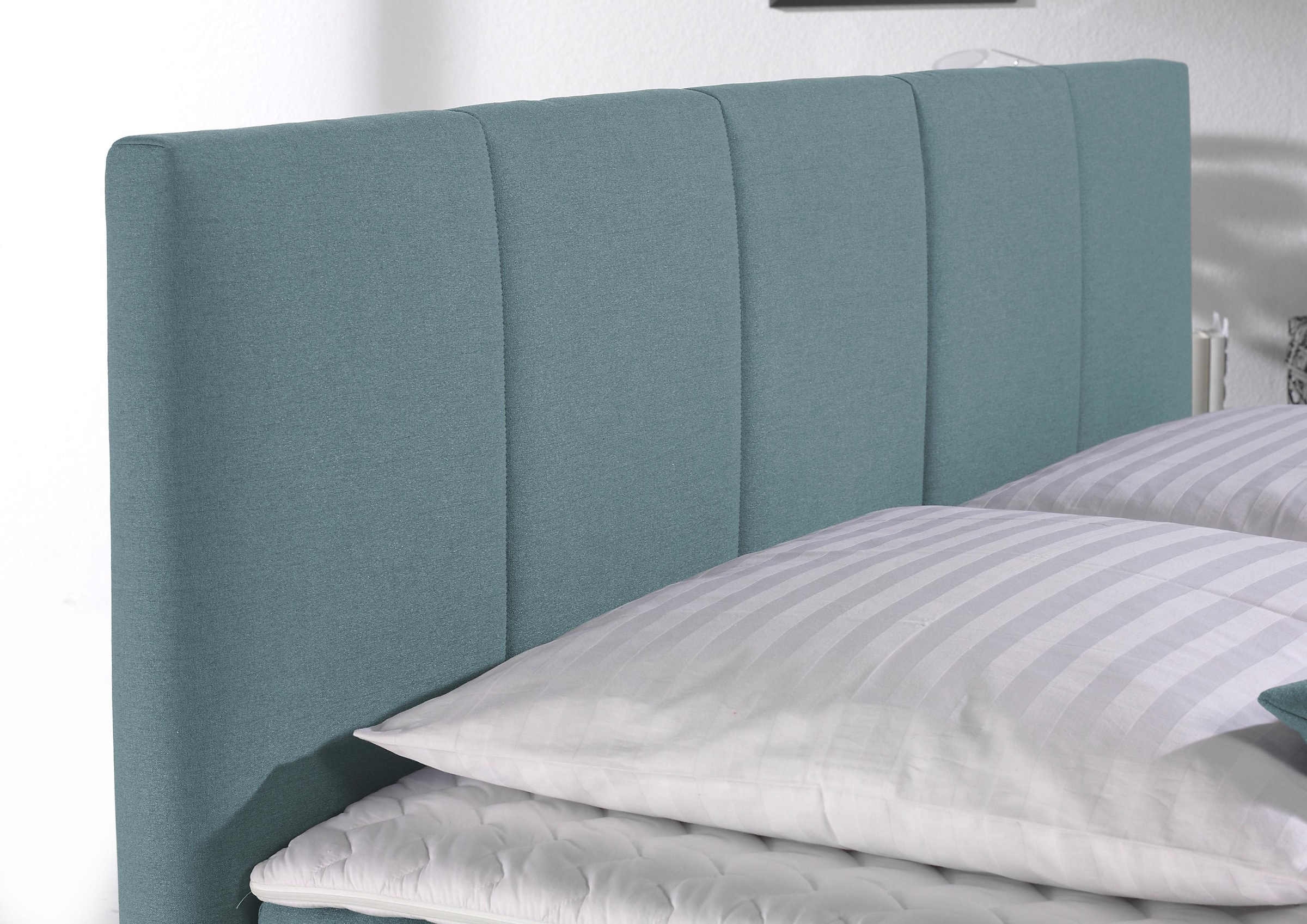 Home affaire Lit boxspring »Portland« en 3 largeurs, 3 types de matelas et 2 degrés de fermeté, incl. surmatelas