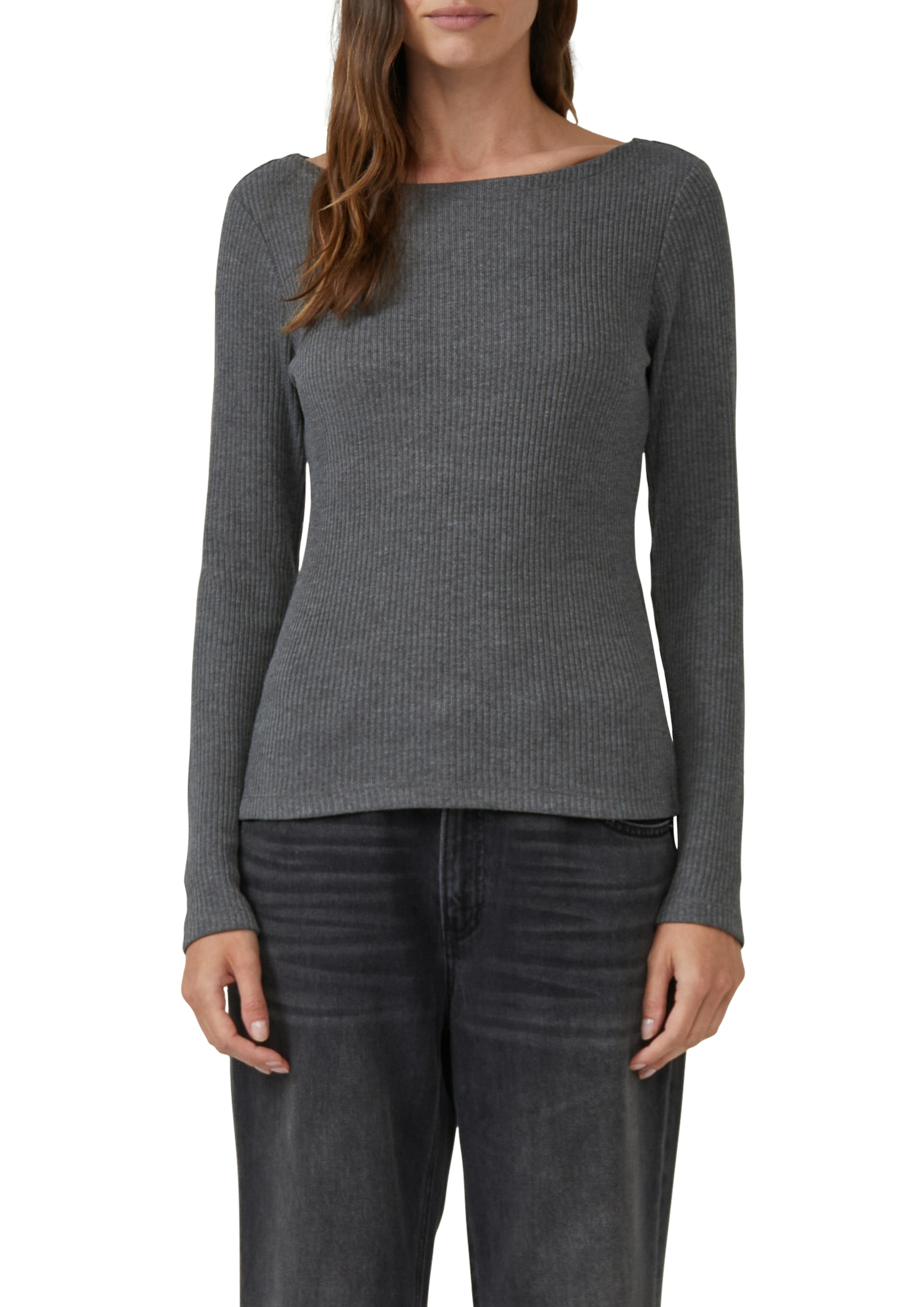 s.Oliver Langarmshirt mit U-Boot-Ausschnitt