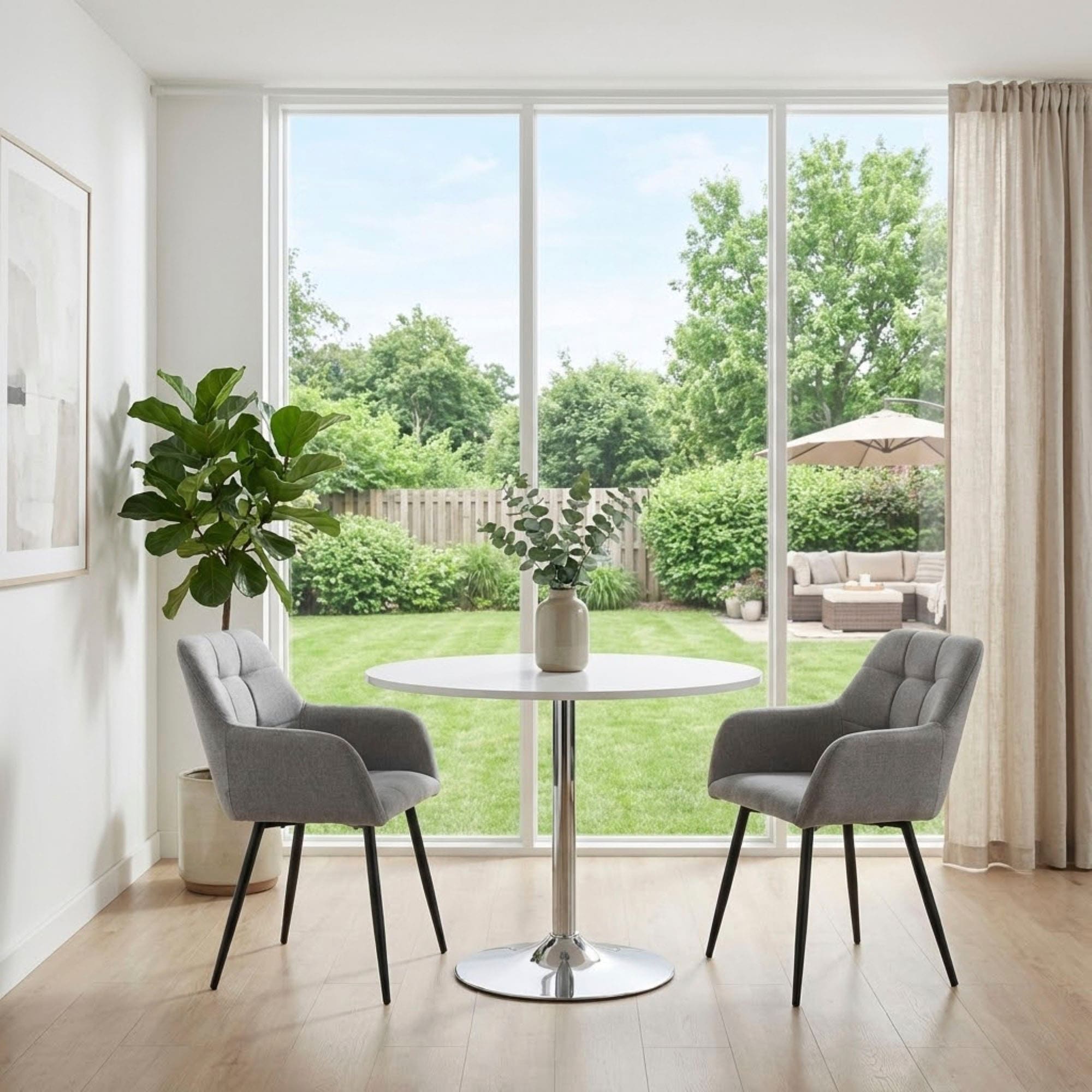 GOODproduct Chaise de salle à manger »Bostony« () 2 cuisgepolsterte Rückenlehne, Armlehne und Sitzfläche, Sitzhöhe 49 cm