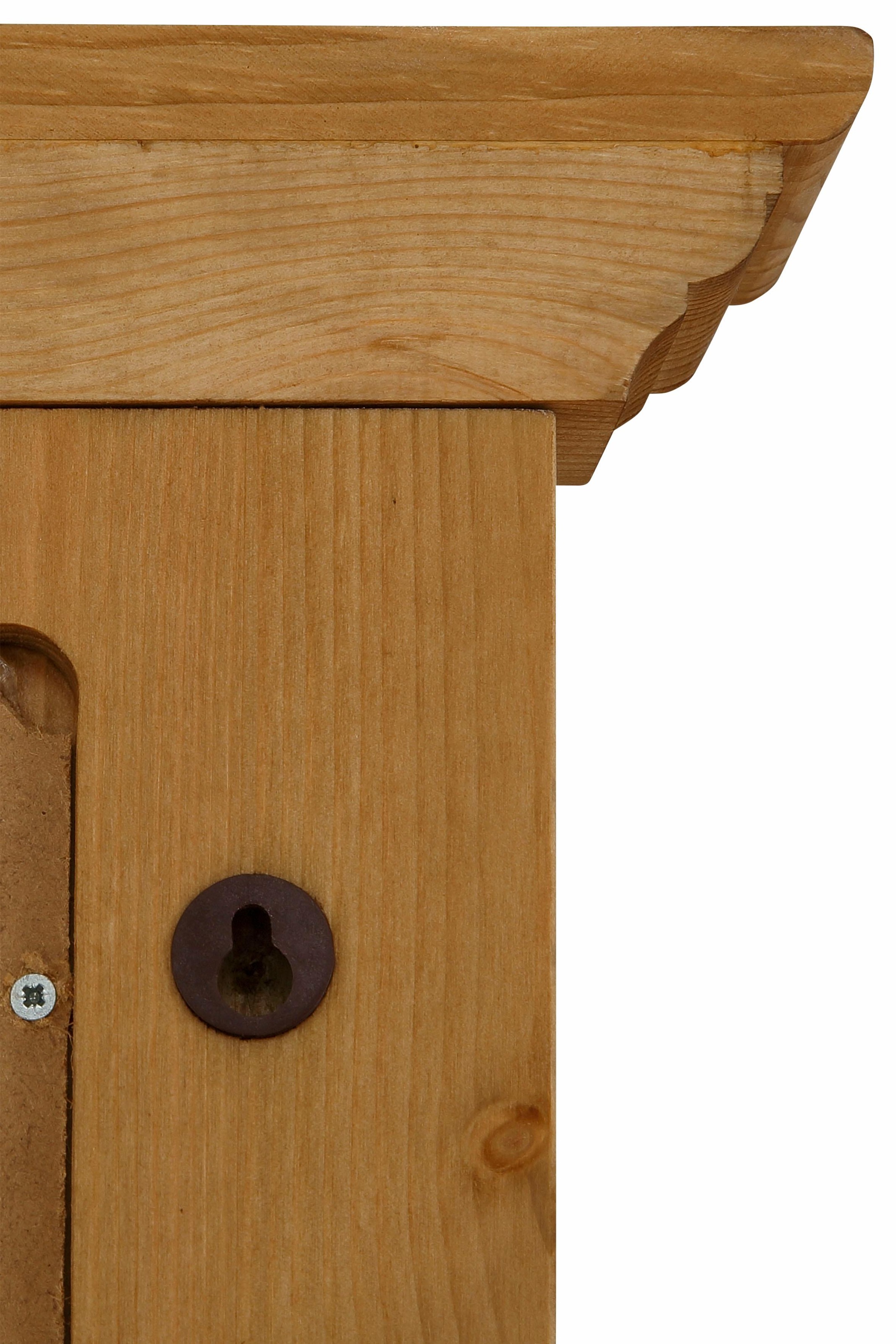 GOODproduct Spiegel »Rustic« Rahmen in Kiefer massiv, Höhe 190 cm, mit Zierfräsungen