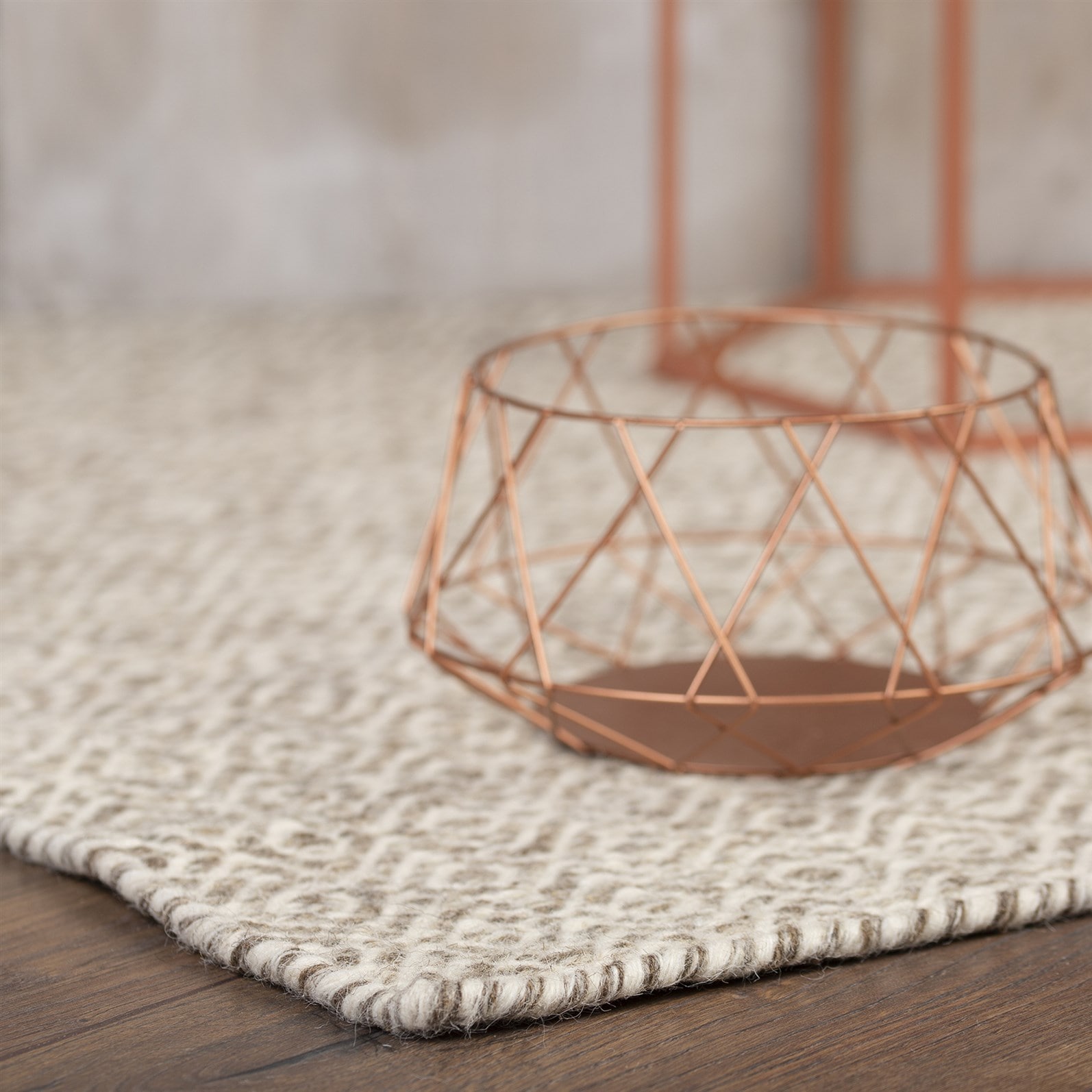 Kayoom Wollteppich »Bombay 344« rechteckig 9 mm Höhe Handweb, Einzelstück, aus Wolle, Wohnzimmer