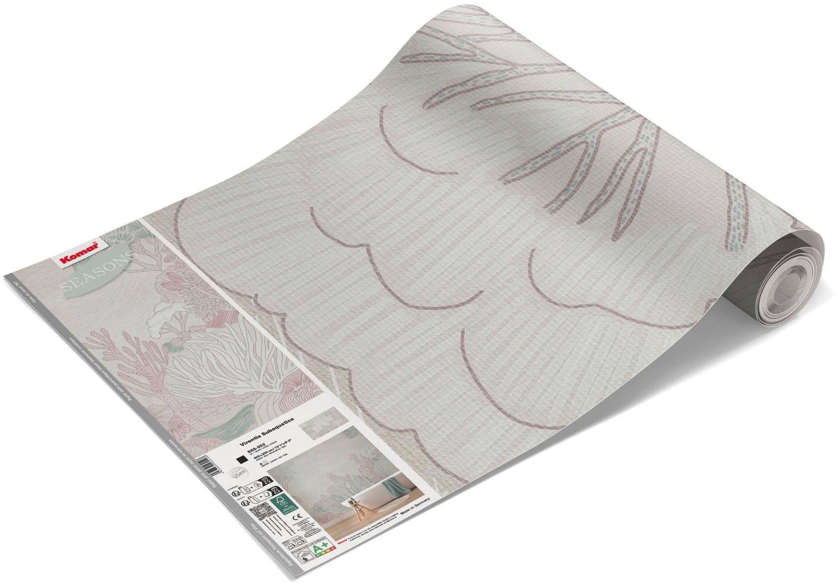 Komar Fototapete »Vlies Fototapete - Virentia Subaquatica - Grösse 400 x 250 cm« Motiv | bedruckt glatt