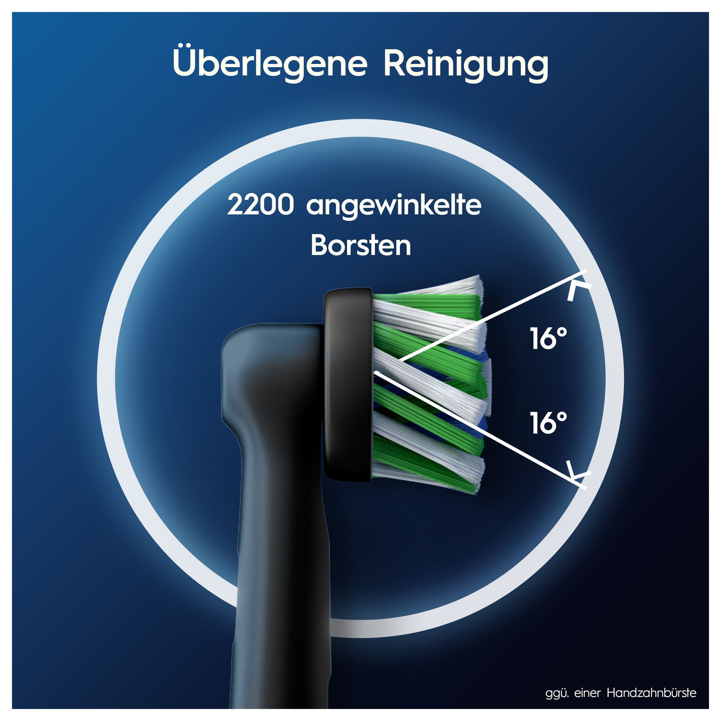 Oral-B Brosses à clipser »Pro CrossAction« poils en forme de X