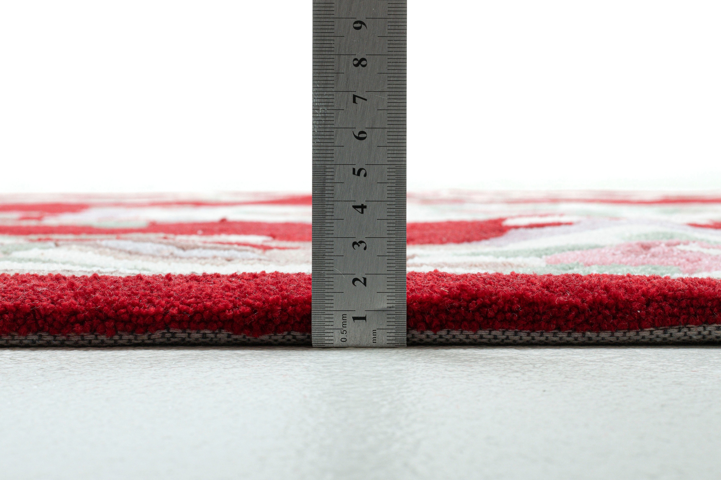 THEKO Tapis »Ming« Rectangulaire 14 mm Höhe hochwertiges Acrylgarn, ideal im Wohnzimmer & Schlafzimmer