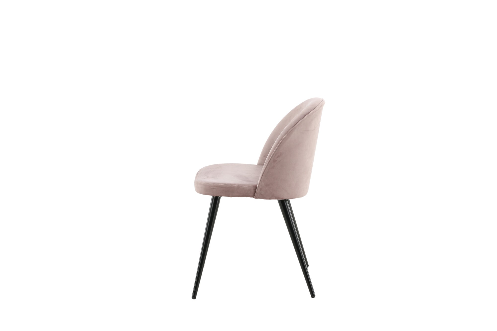 Venture Home Chaise de salle à manger »Velvet, 2er-Set Esszimmerstühle in Meerblau-Samt, 150 kg belastbar« () 2 cuischaise rembourrée, revêtement doux, pieds en métal, arrondi