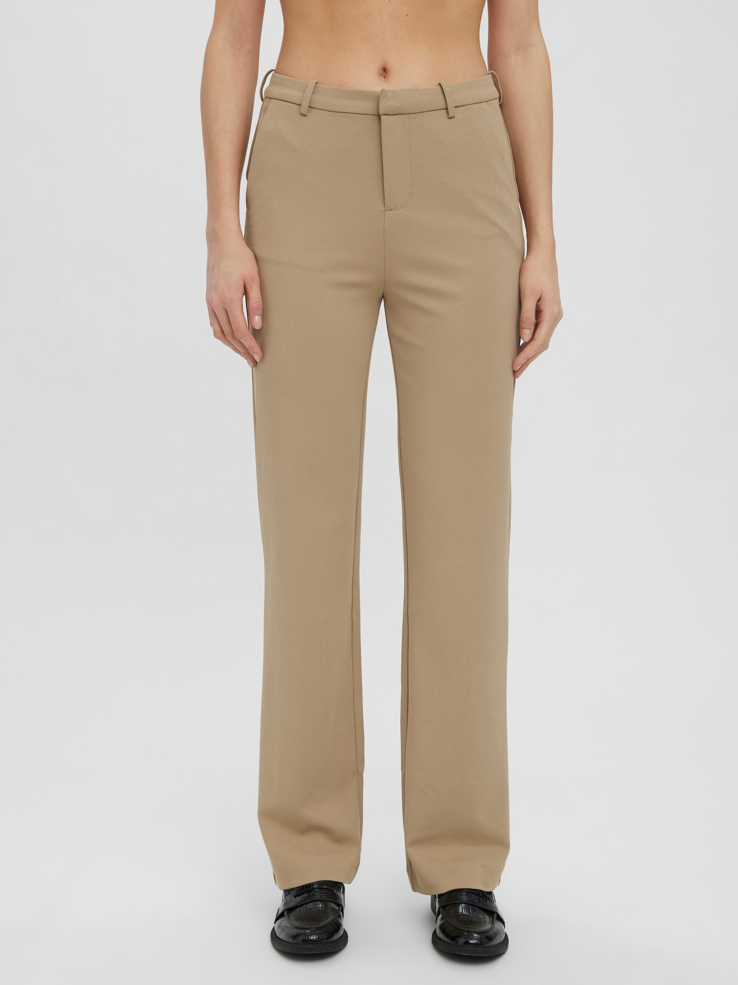 Vero Moda Pantalon de costume »VMZAMIRA MW SLIM STRAIGHT PANT NOOS«  mit Gürtelschlaufen