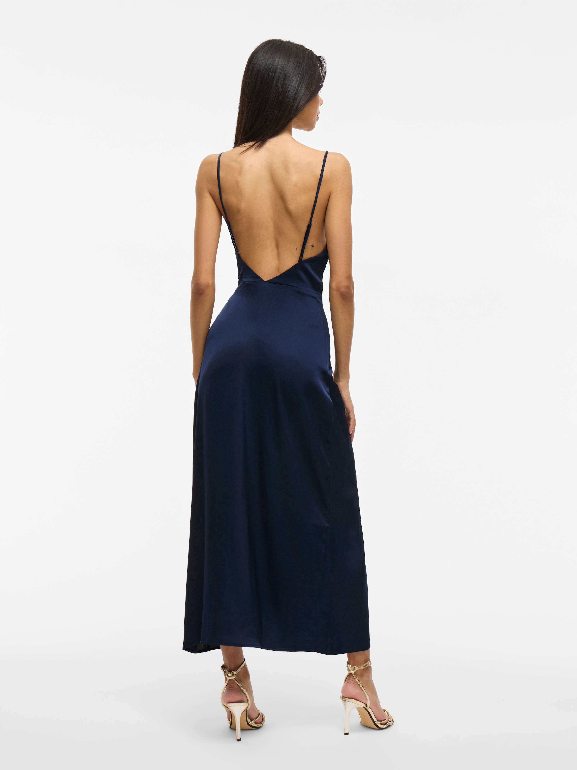 Vila Trägerkleid »VIRAVENNA STRAP ANKLE DRESS - NOOS« Kunstfaser, regular fit