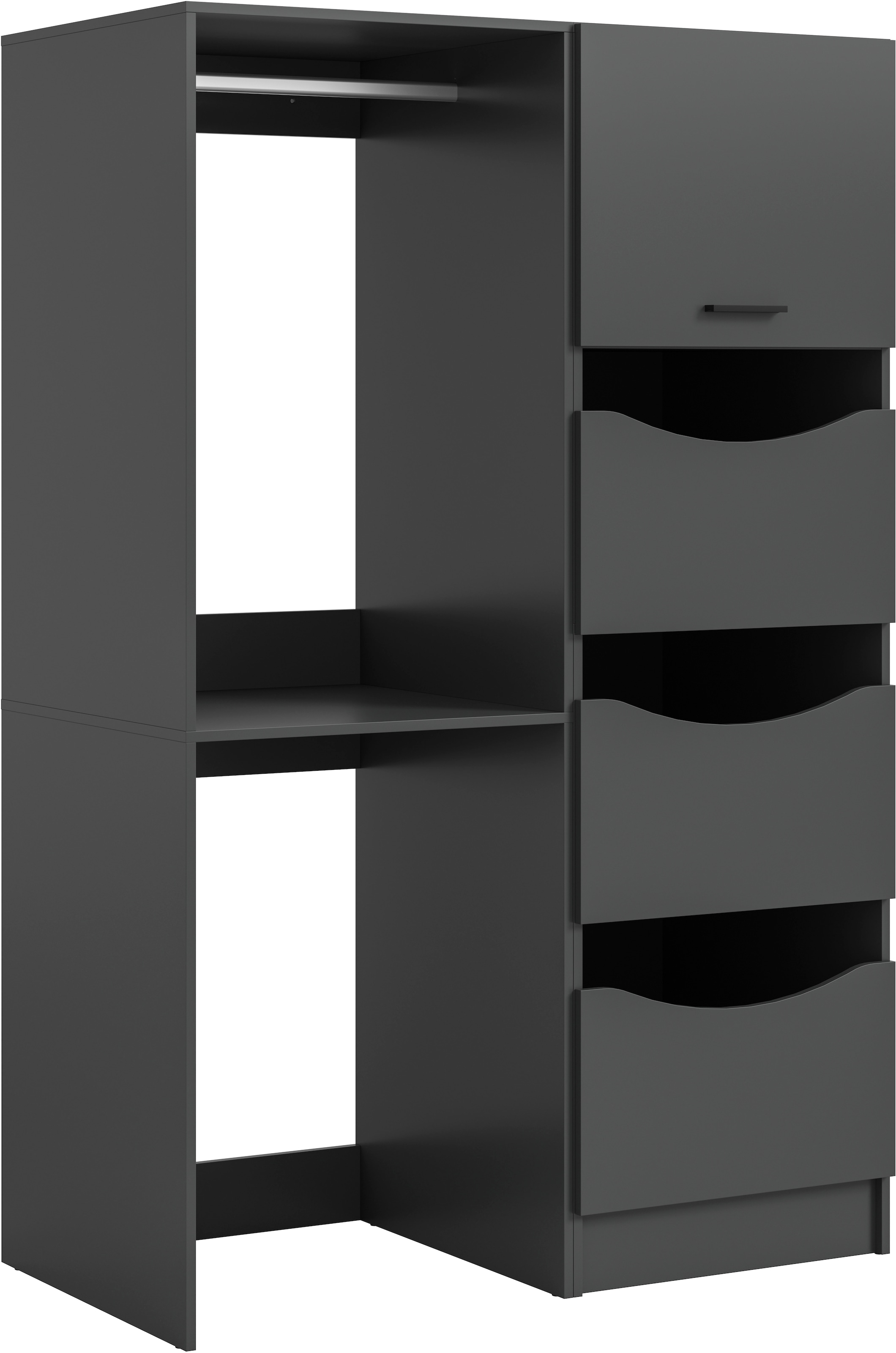 welltime Badmöbel-Set »FALAS,  2-teilig, Hauswirtschaftsraum Set, Breite 126 cm« Set, bestehend aus: 1x Waschmaschinenumbauschrank & 1x Wäscheschrank, 2 Stk. tlg.
