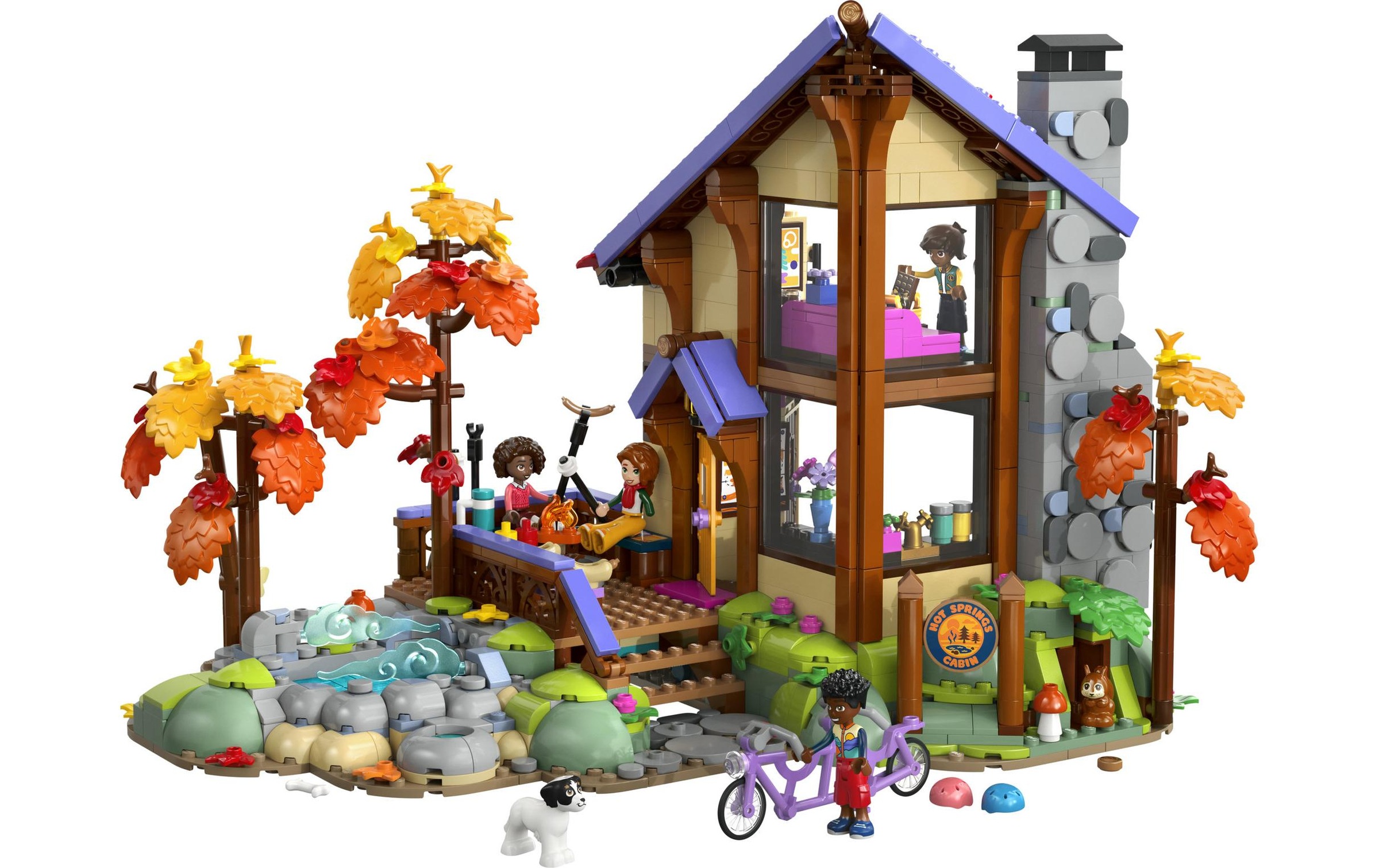 LEGO® Pions de construction »Gemütliche Hütte im Herbstwald (42705), LEGO Friends« fabriqué en Europe