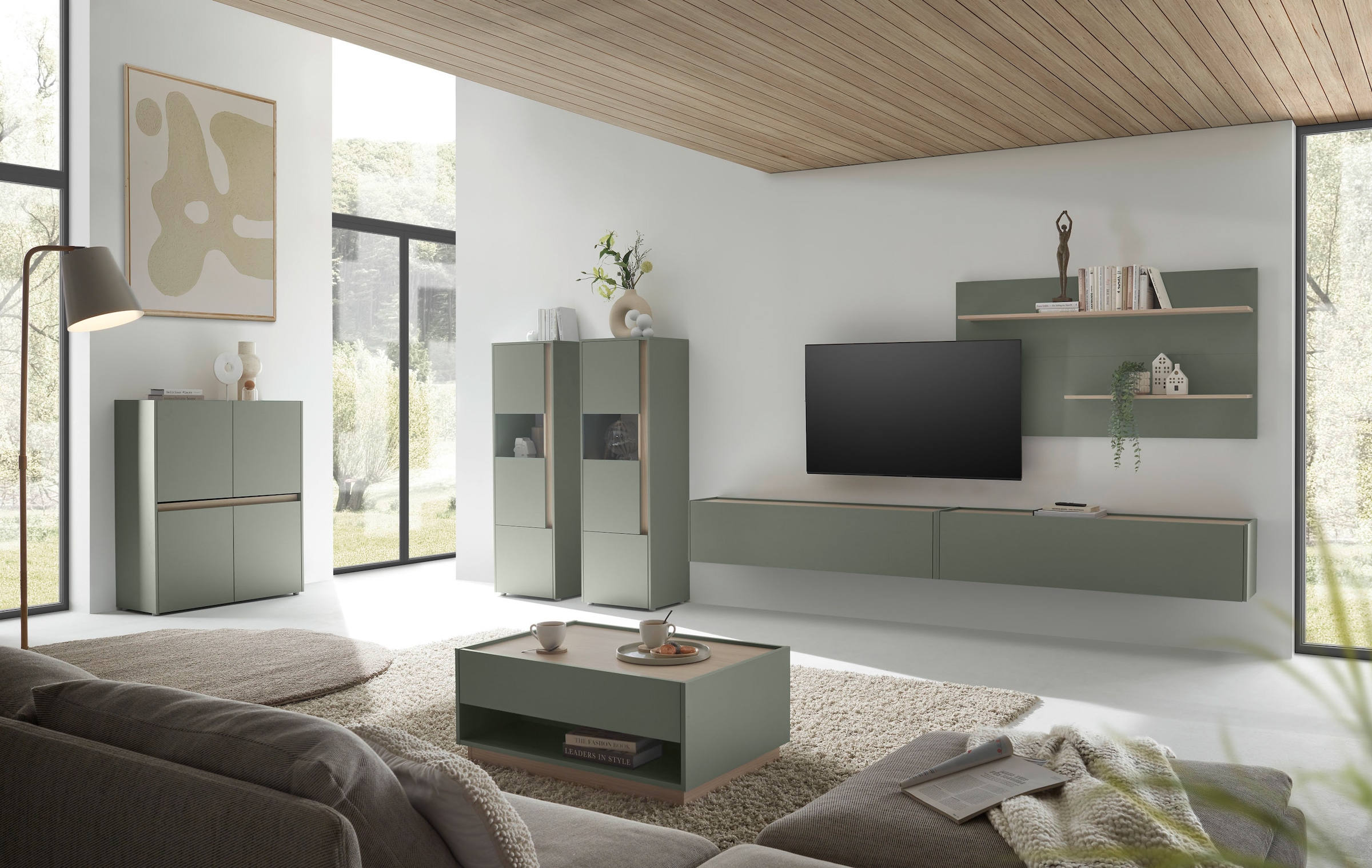 Home affaire Vitrines »City/Giron, moderner Hochschrank, Glasvitrine« zeitlos, modern, ausreichend Stauraum, vielseitig einsetzbar