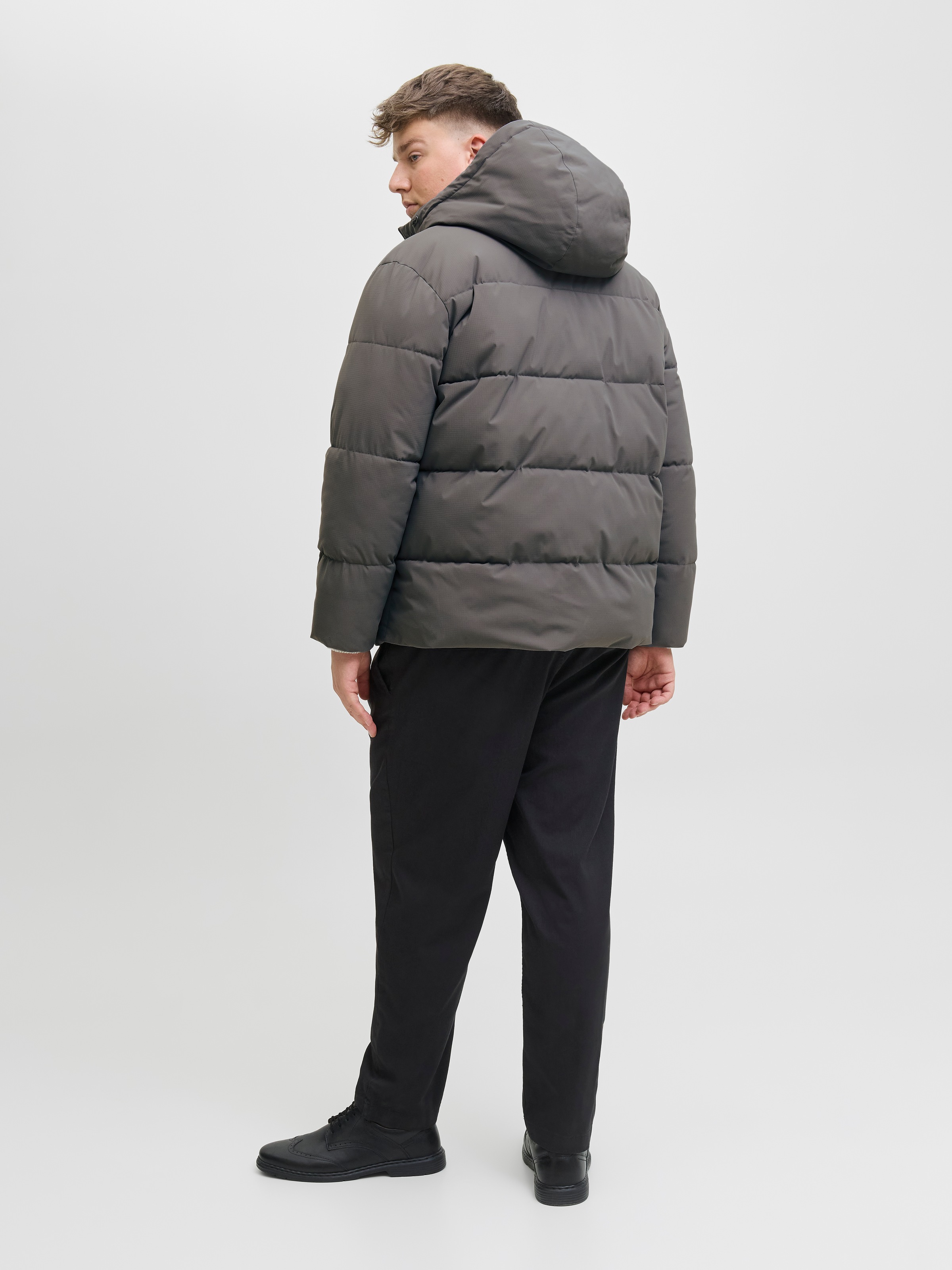 Jack & Jones PlusSize Steppjacke »JJGLOBAL PUFFER JACKET PLS« mit Kapuze