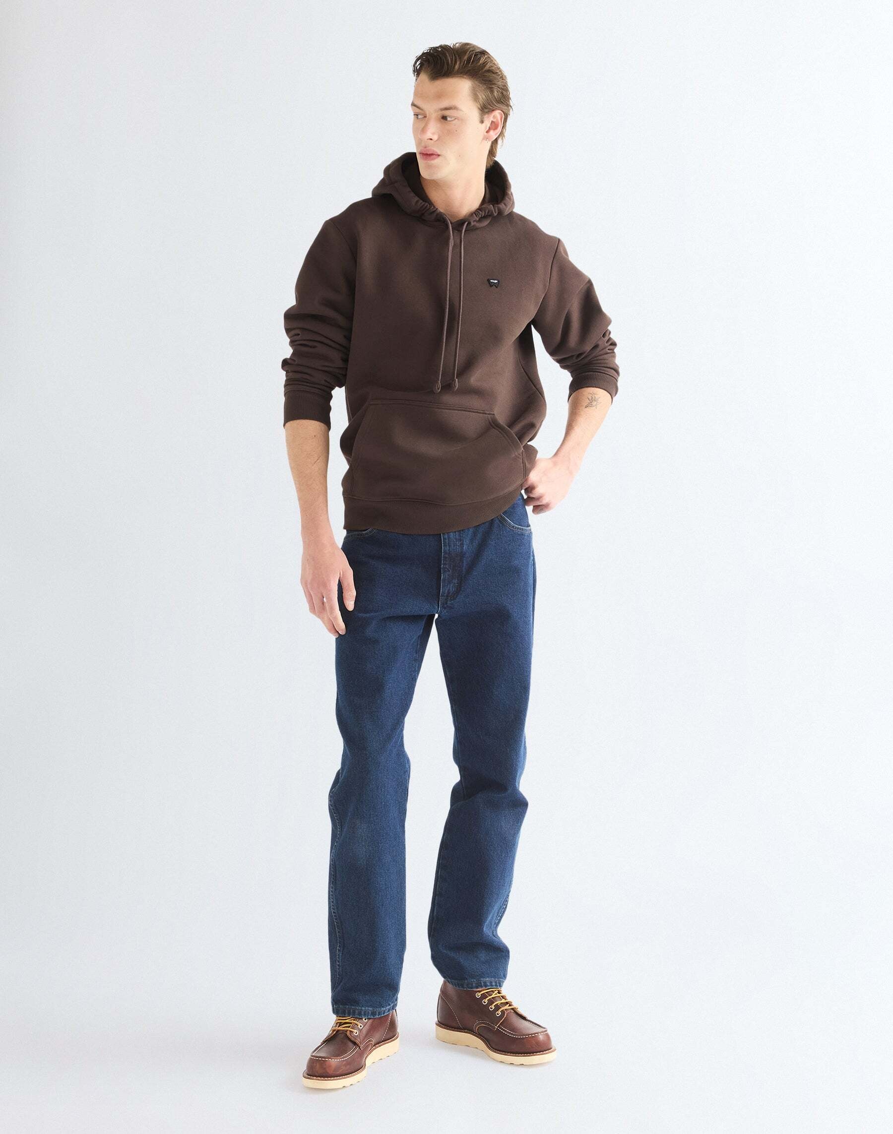 Wrangler Pull à capuche »WRANGLER Kapuzenpullover Sign Off«
