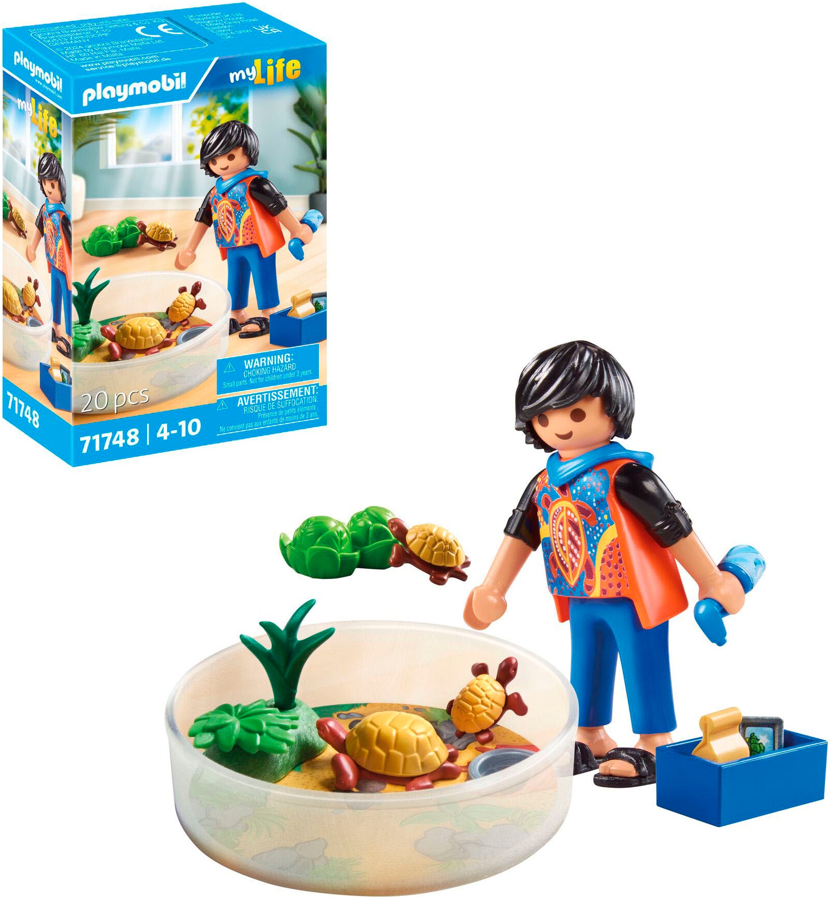 Playmobil® Konstruktions-Spielset »Schildkröten-Terrarium (71748), Playmobil My Life«