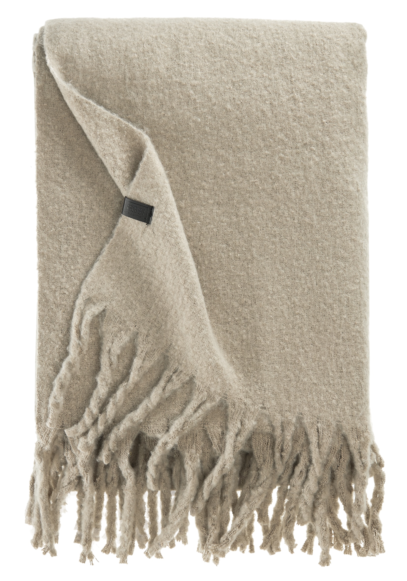 SCHÖNER WOHNEN-Kollektion Couverture d'intérieur »Plenty« avec longues franges