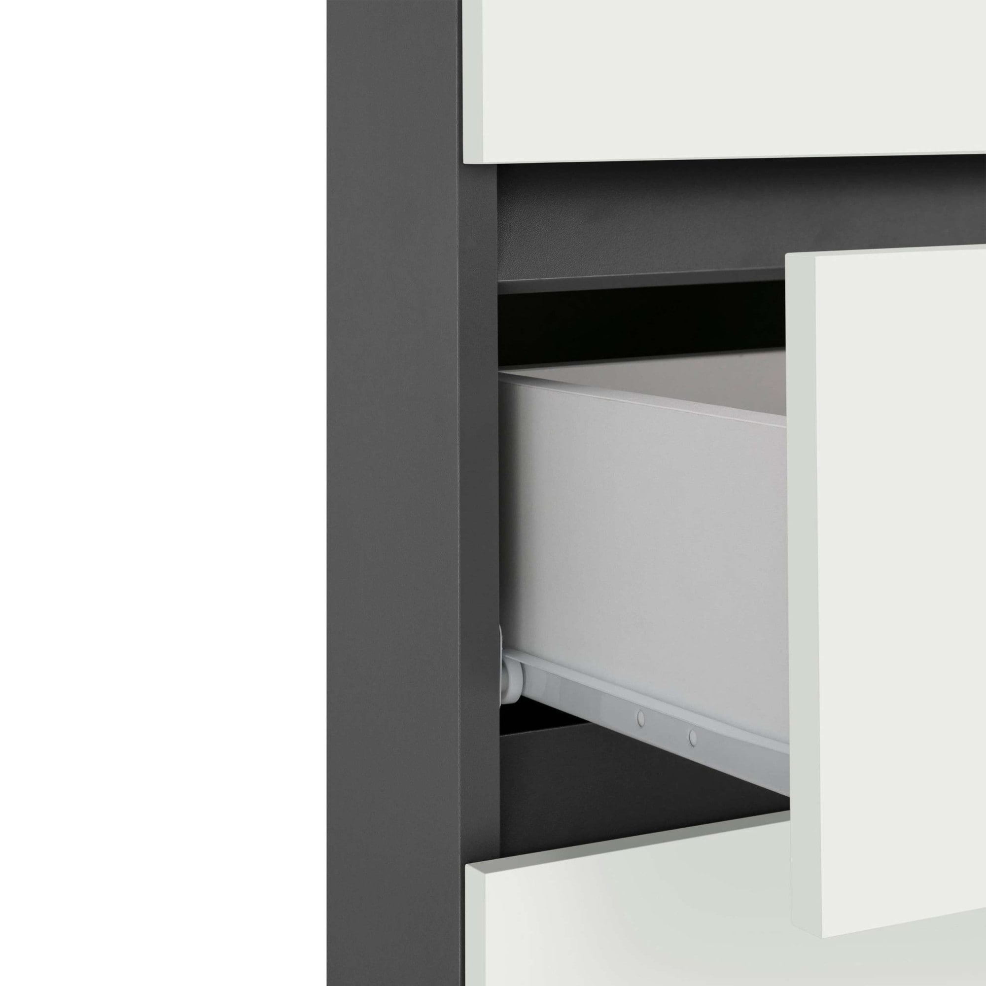 Home affaire Midischrank »Wisla« mit 4 Türen & 1 Schublade, Breite 76 cm, Höhe 130 cm