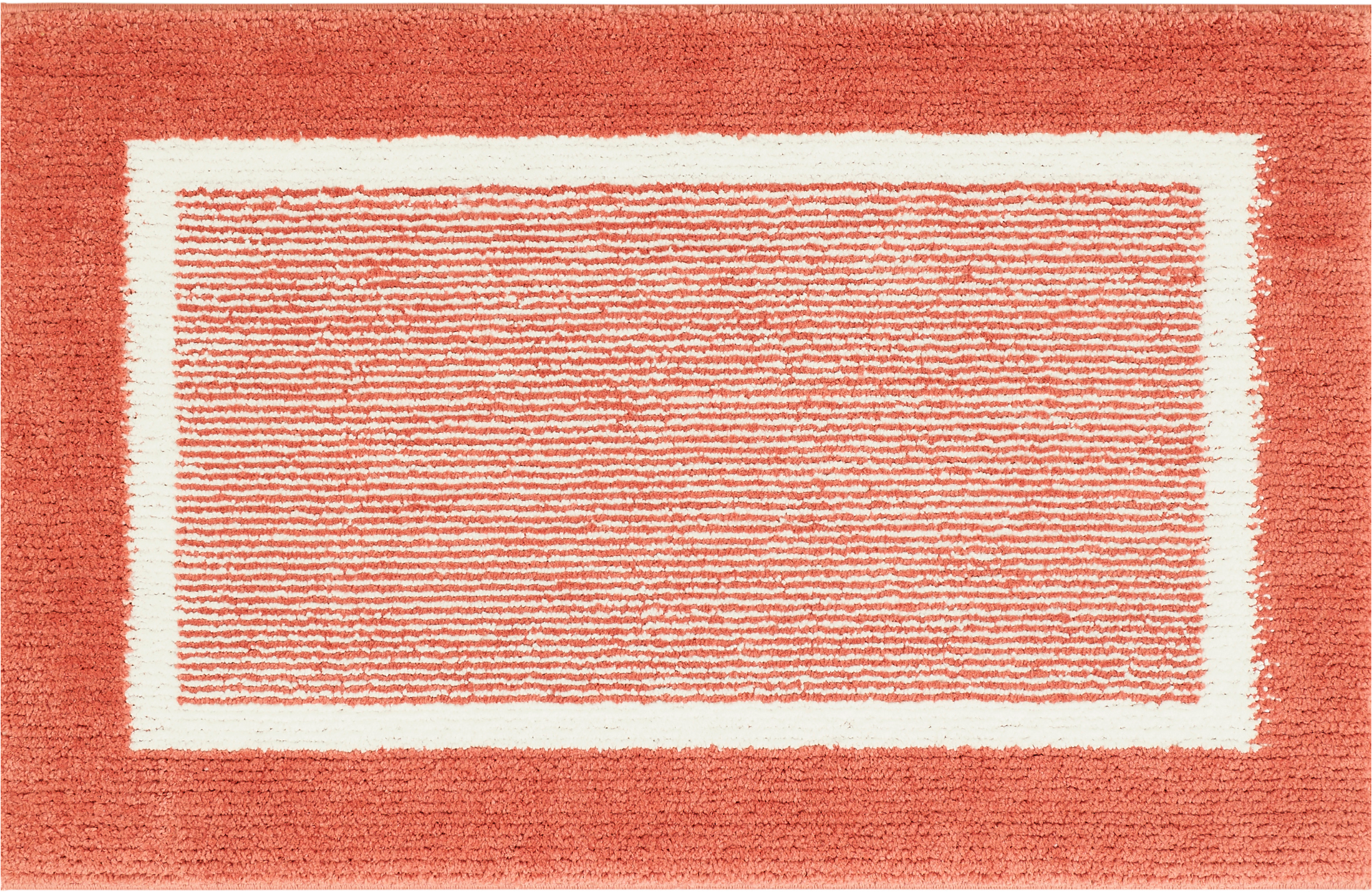 Andiamo Badematte »Maui« Höhe 15 mm rutschhemmend beschichtet fussbodenheizungsgeeignet gestreift, mit Bordüre, auch als 2er Set erhältlich